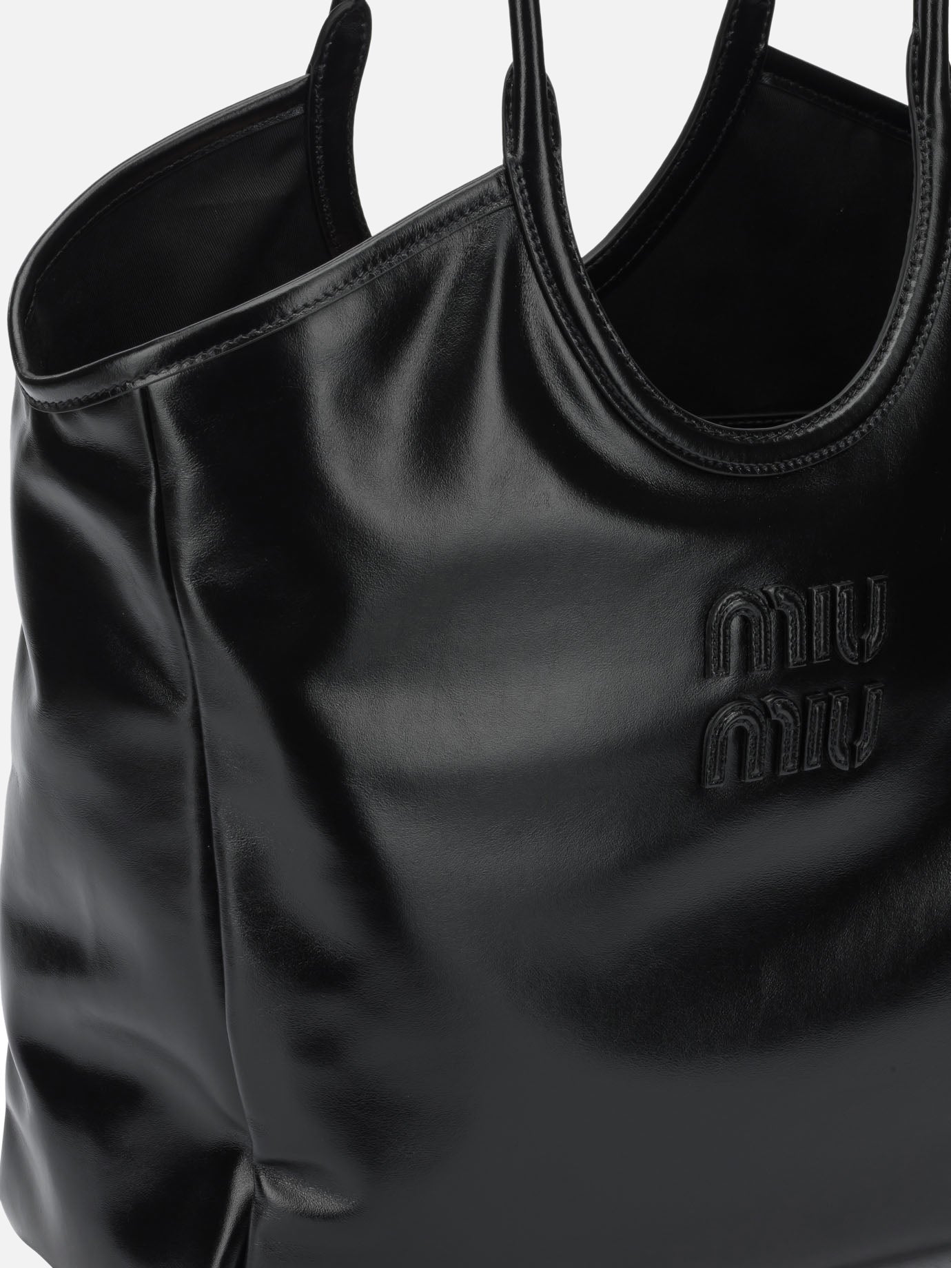 Borse medie 100% calf leather  Nero - Miu Miu Donna | PDP | VIETTI Online Store | thumbnail_4
