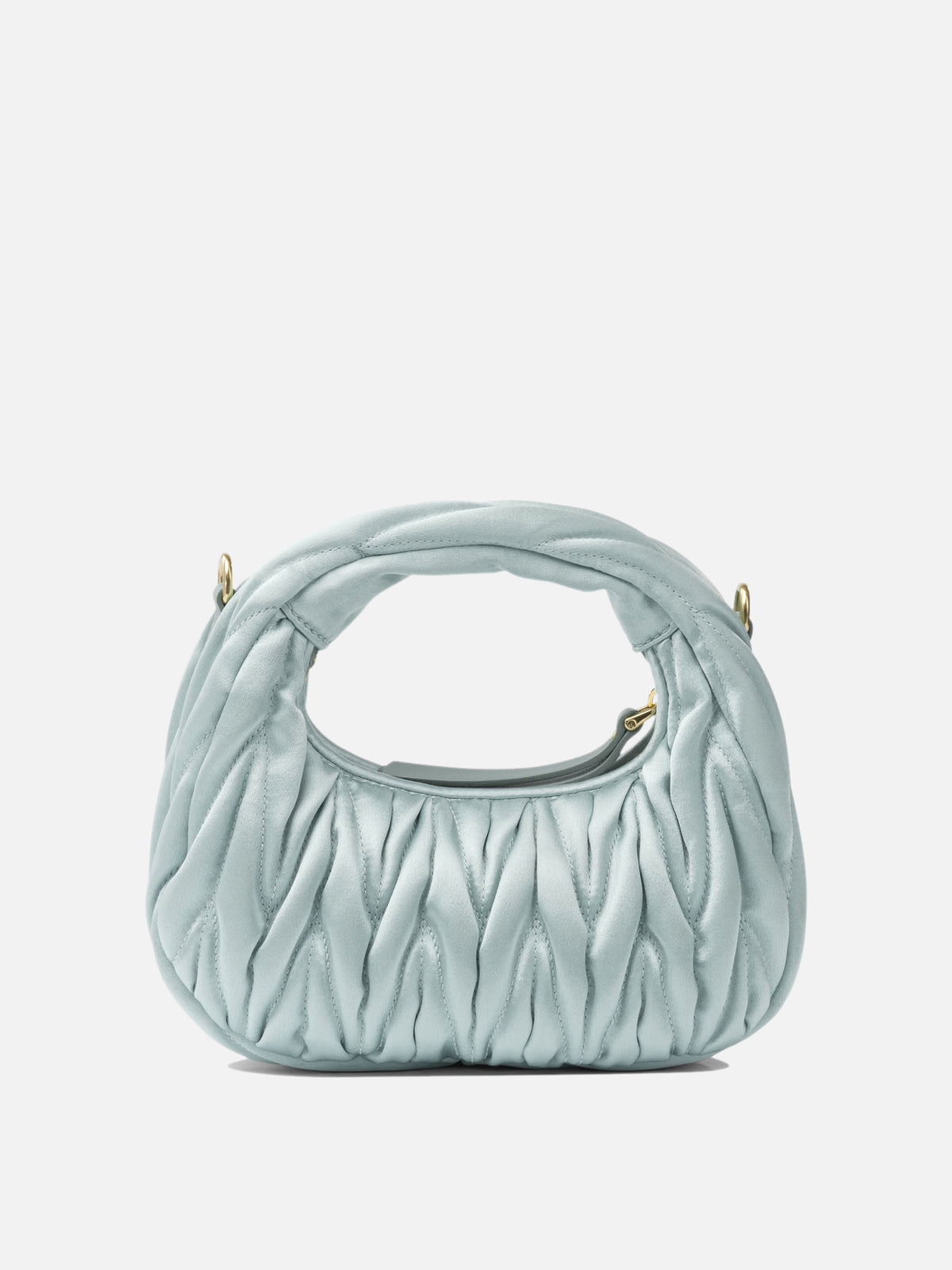 Miu Miu Mini borsa a mano "Wander" Azzurro - VIETTI
