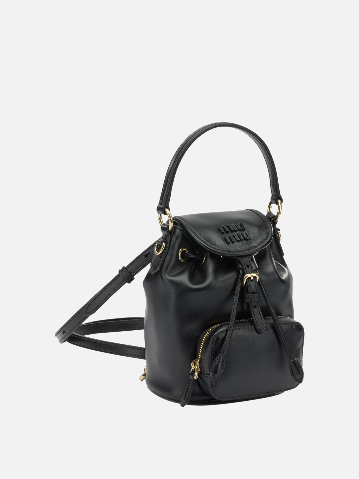 Zaini casual 100% calf leather  Nero - Miu Miu Donna | PDP | VIETTI Online Store | Zoom-Modal_2
