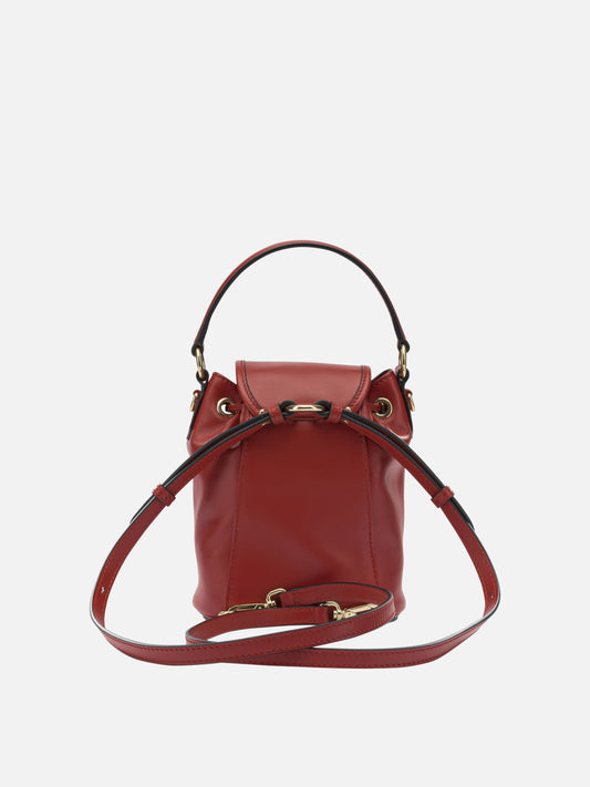 Miu Miu Mini leather backpack Red

