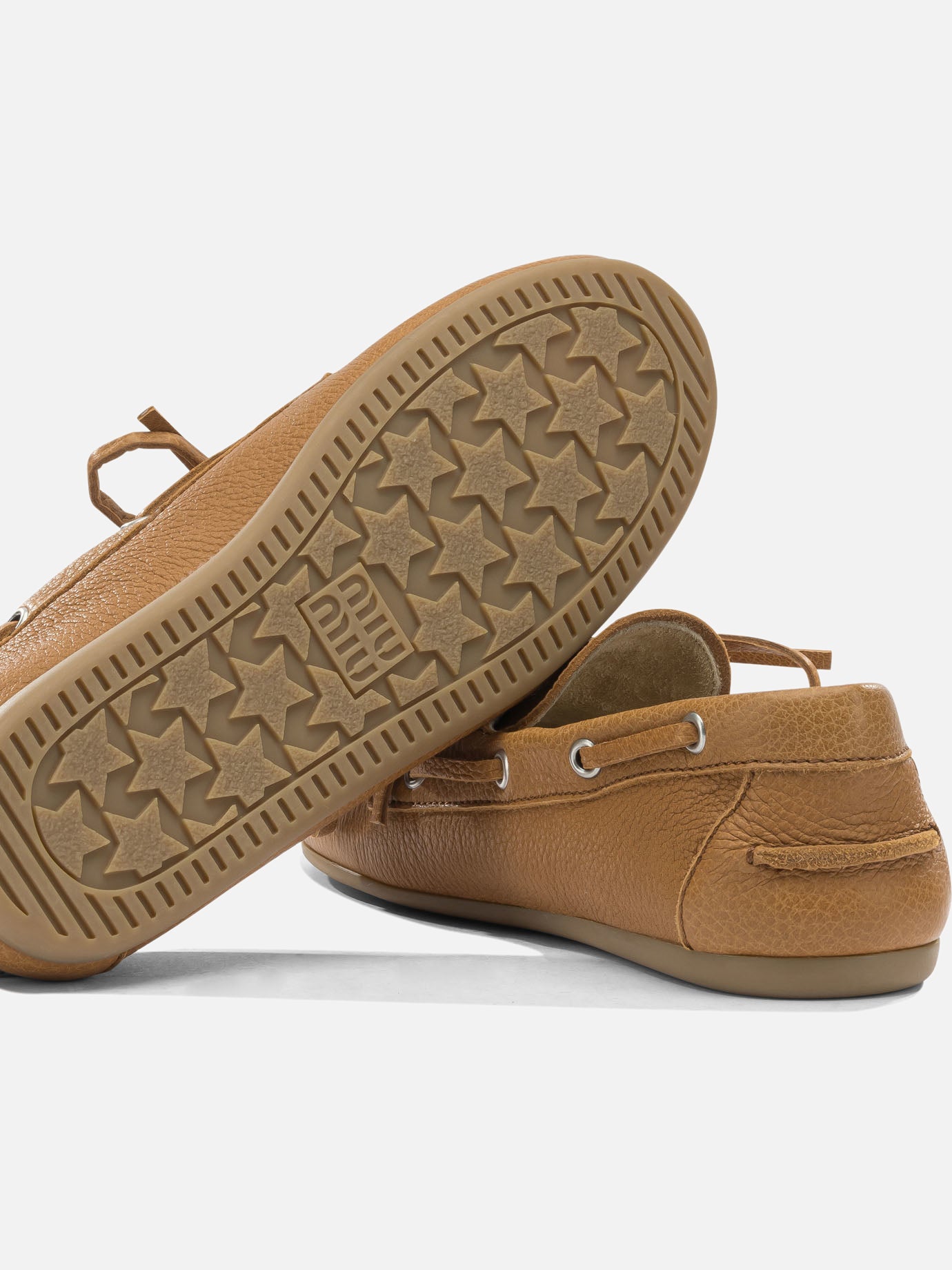 Laced loafers 100% cervus elaphus scot  Brown - Miu Miu Women | PDP | VIETTI Online Store | thumbnail_5