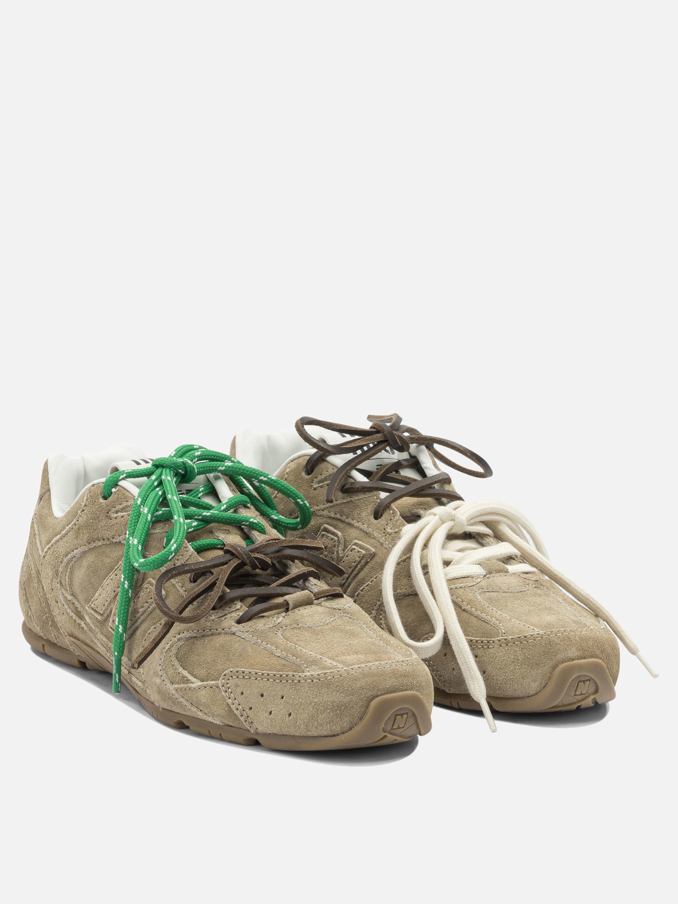 Low top sneakers 100% calf leather  Brown - Miu Miu Women | PDP | VIETTI Online Store | thumbnail_2