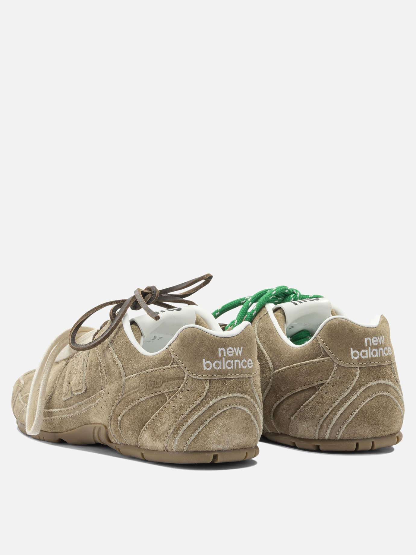 Low top sneakers 100% calf leather  Brown - Miu Miu Women | PDP | VIETTI Online Store | Zoom-Modal_4

