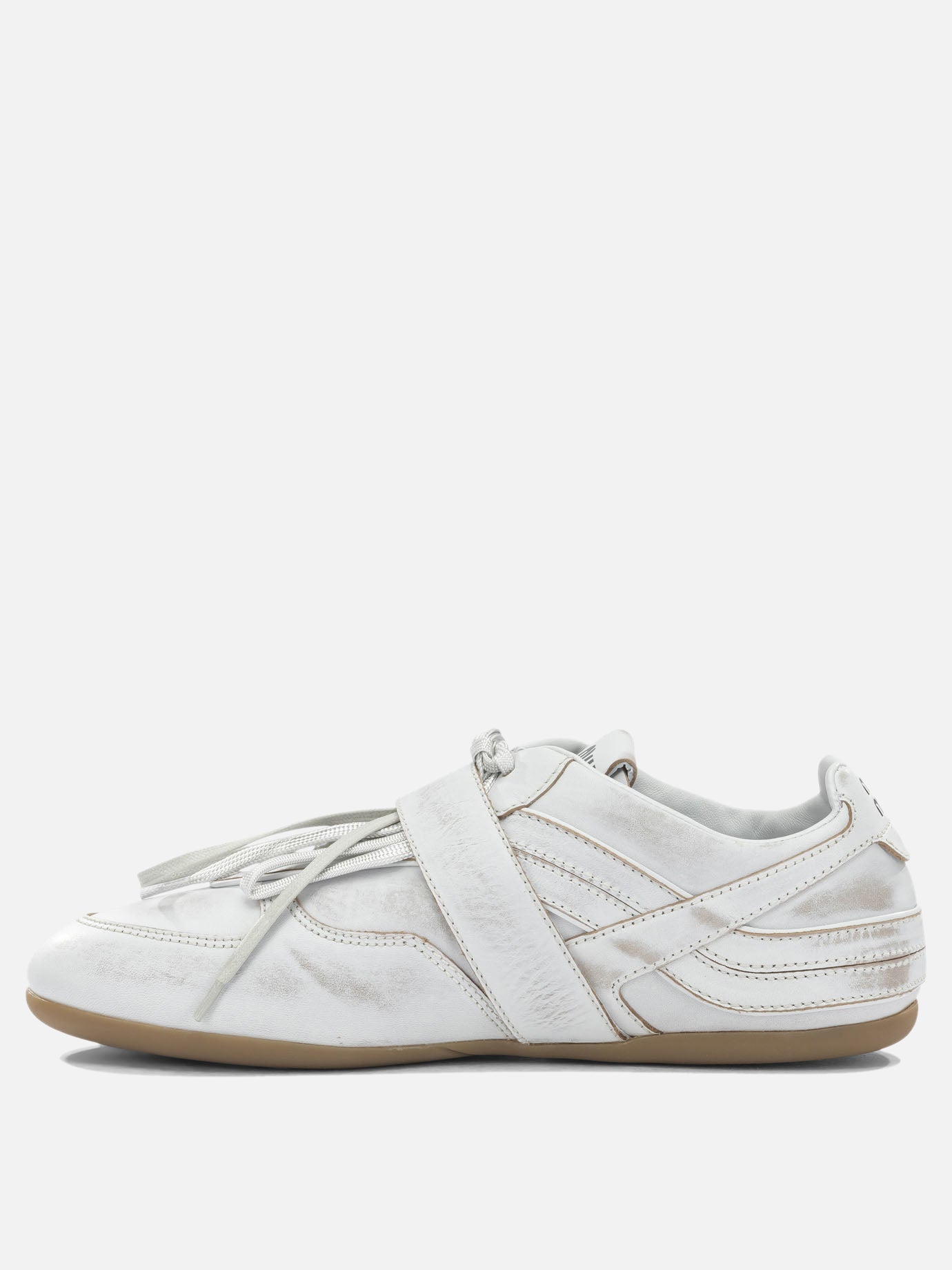 Sneaker basse 100% calf leather  Bianco - Miu Miu Donna | PDP | VIETTI Online Store | thumbnail_3
