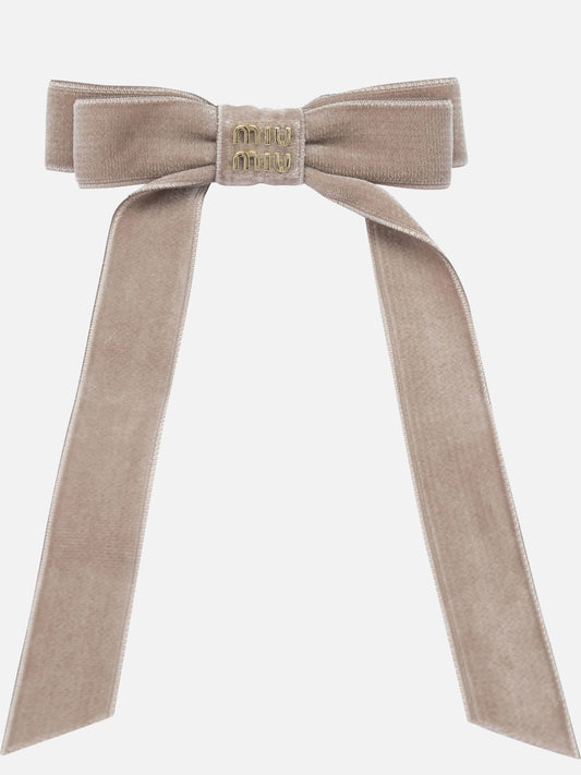 Fermacapelli 100% brass - 100% cotton  Rosa - Miu Miu Donna | PDP | VIETTI Online Store 
