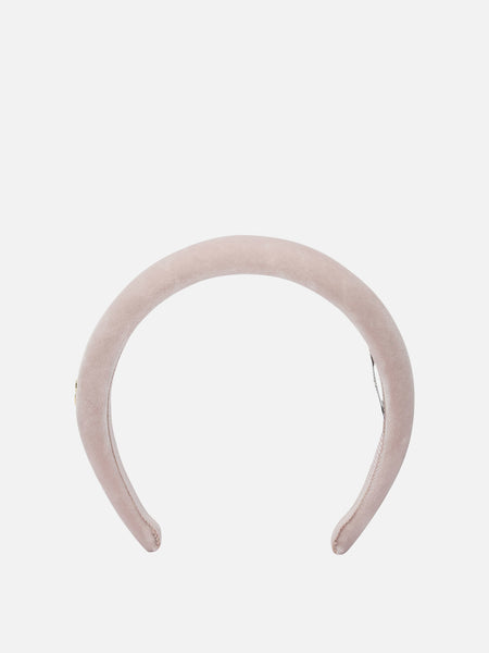 Miu Miu Velvet headband Pink - Women | VIETTI Online Store