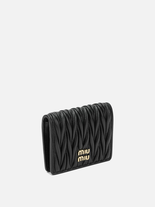 Portafogli 100% lamb leather  Nero - Miu Miu Donna | PLP | VIETTI Online Store | 2
