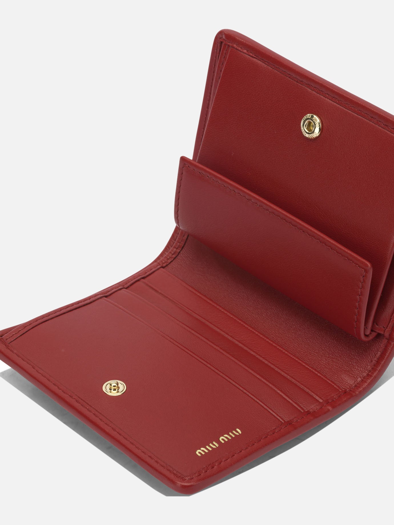 Portafogli 100% lamb leather  Rosso - Miu Miu Donna | PDP | VIETTI Online Store | Zoom-Modal_4
