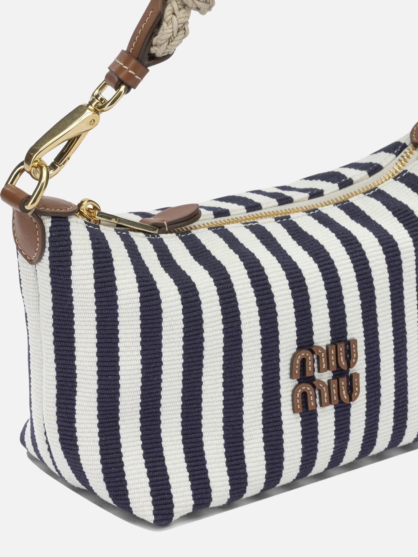 Small bags 100% cotton  Blue - Miu Miu Women | PDP | VIETTI Online Store | Zoom-Modal_4
