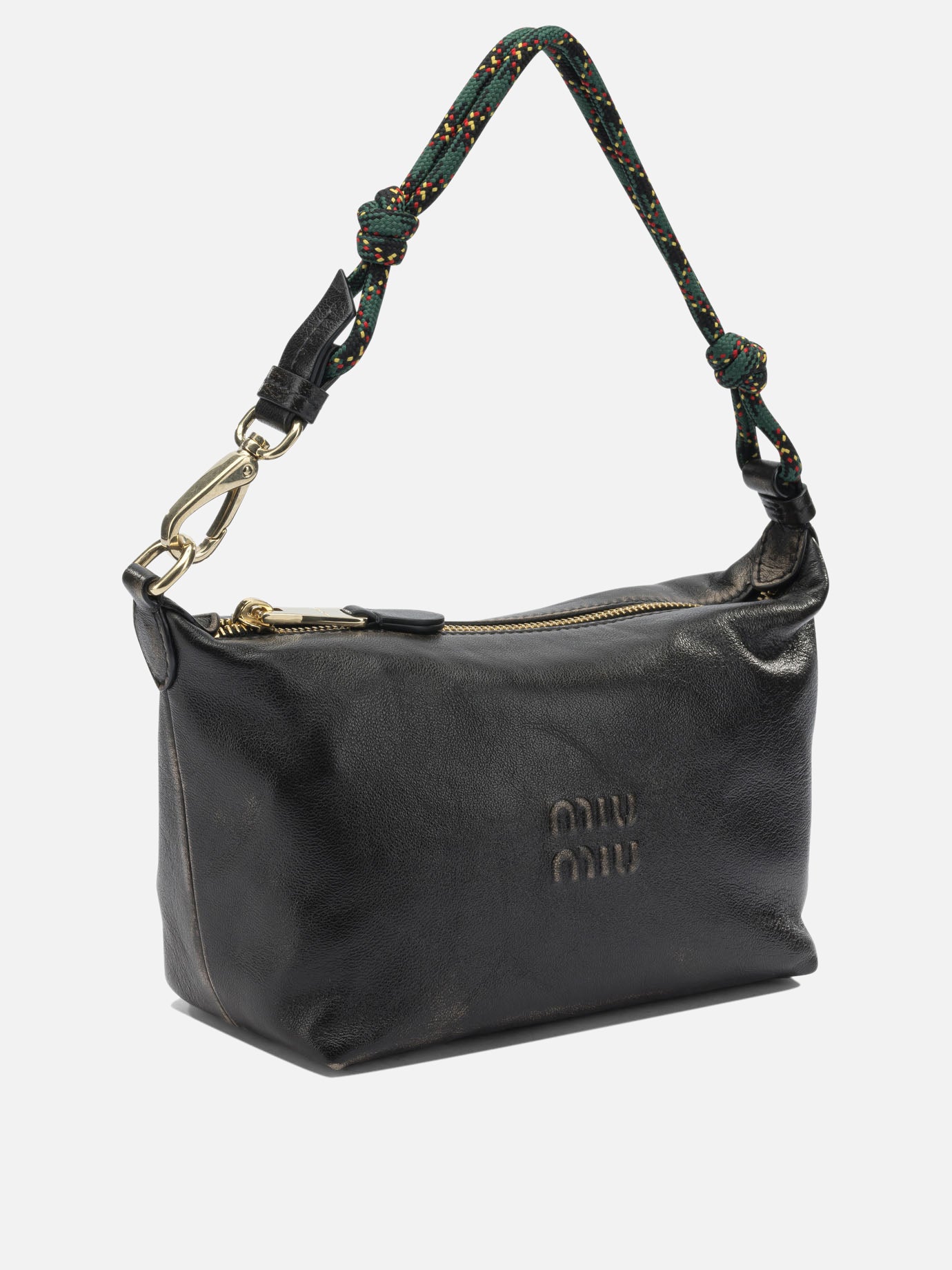 Miu Miu Small logo shoulder bag Brown - Women | VIETTI Online Store Miu Miu Small logo shoulder bag Brown - Women | VIETTI Online Store
