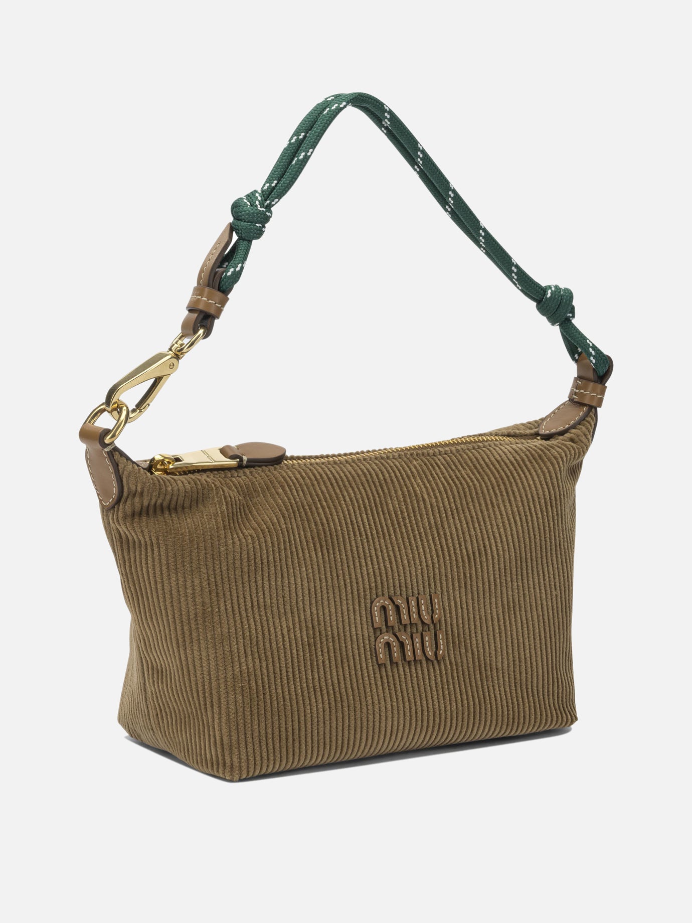 Miu Miu Small logo shoulder bag Brown - Women | VIETTI Online Store