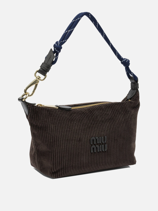 Borse piccole 100% cotton  Marrone - Miu Miu Donna | PDP | VIETTI Online Store | 2
