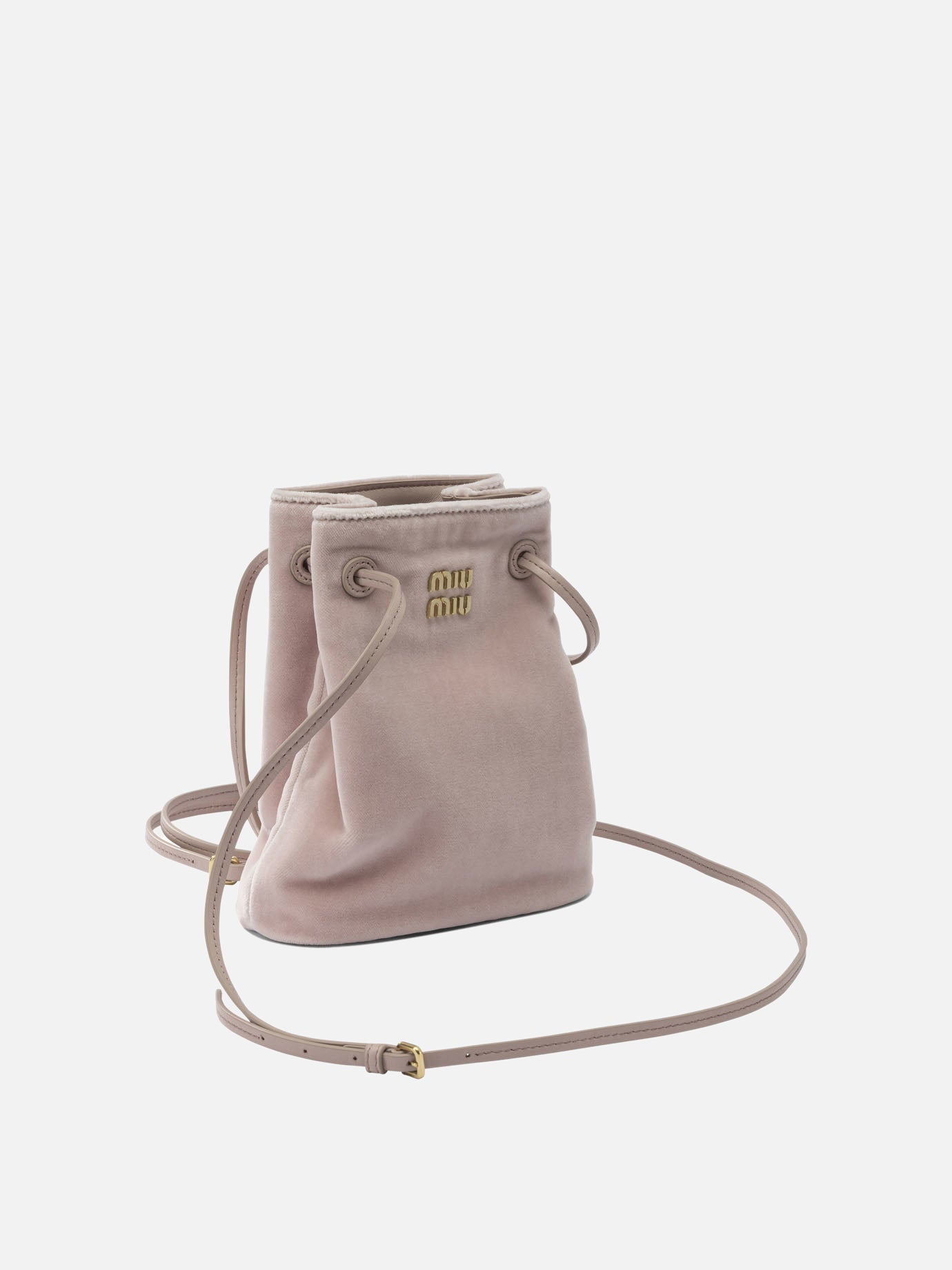 Miu Miu Mini velvet crossbody bag Pink - Women | VIETTI Online Store