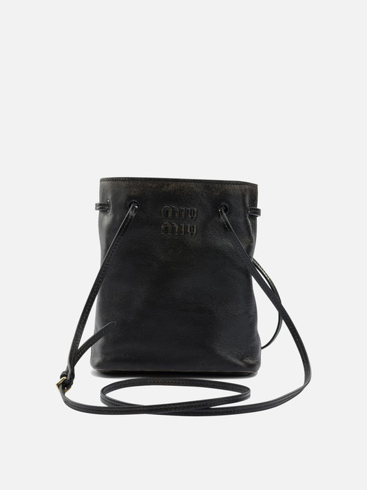 Borse mini 100% lamb leather  Marrone - Miu Miu Donna | PDP | VIETTI Online Store 
