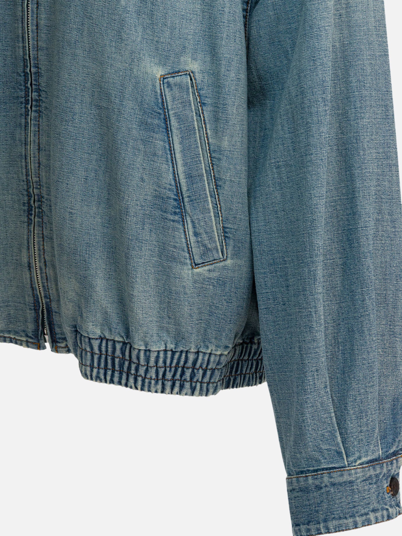 Giacche in denim Logo  Azzurro - Miu Miu Donna | PDP | VIETTI Online Store | Zoom-Modal_4
