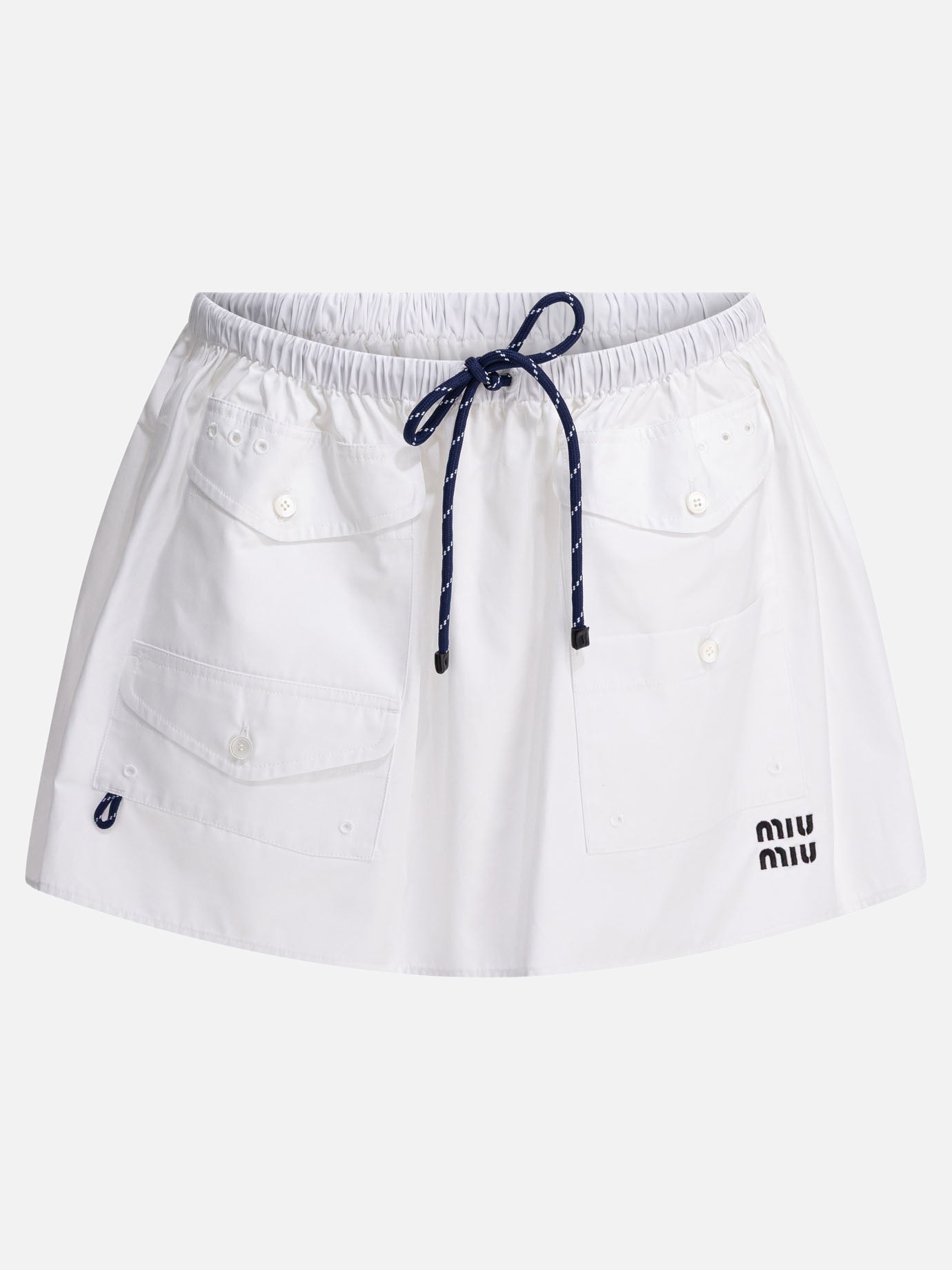 Minigonne Logo  Bianco - Miu Miu Donna | PDP | VIETTI Online Store | Zoom-Modal
