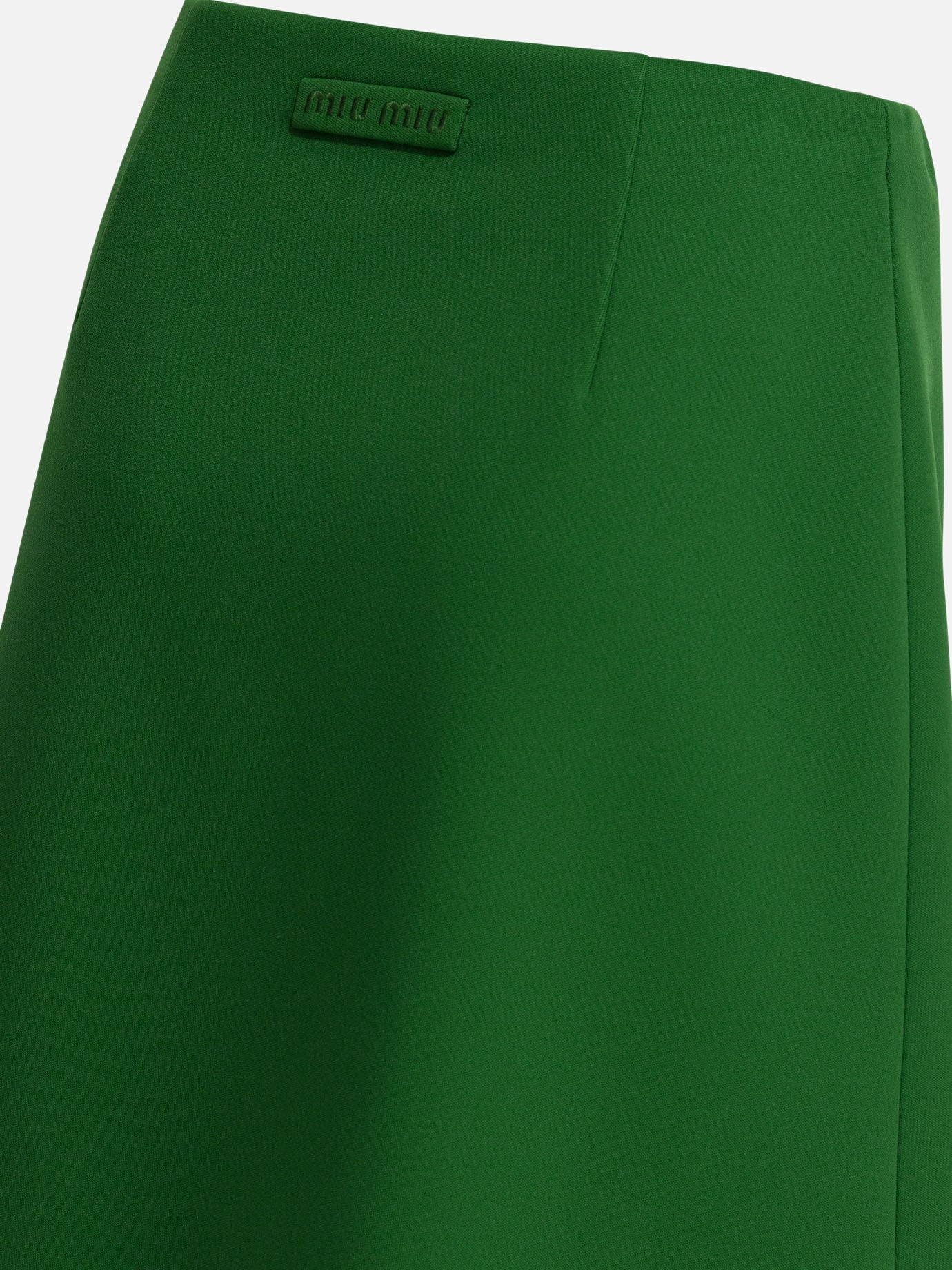 Miniskirts Logo  Green - Miu Miu Women | PDP | VIETTI Online Store | thumbnail_4