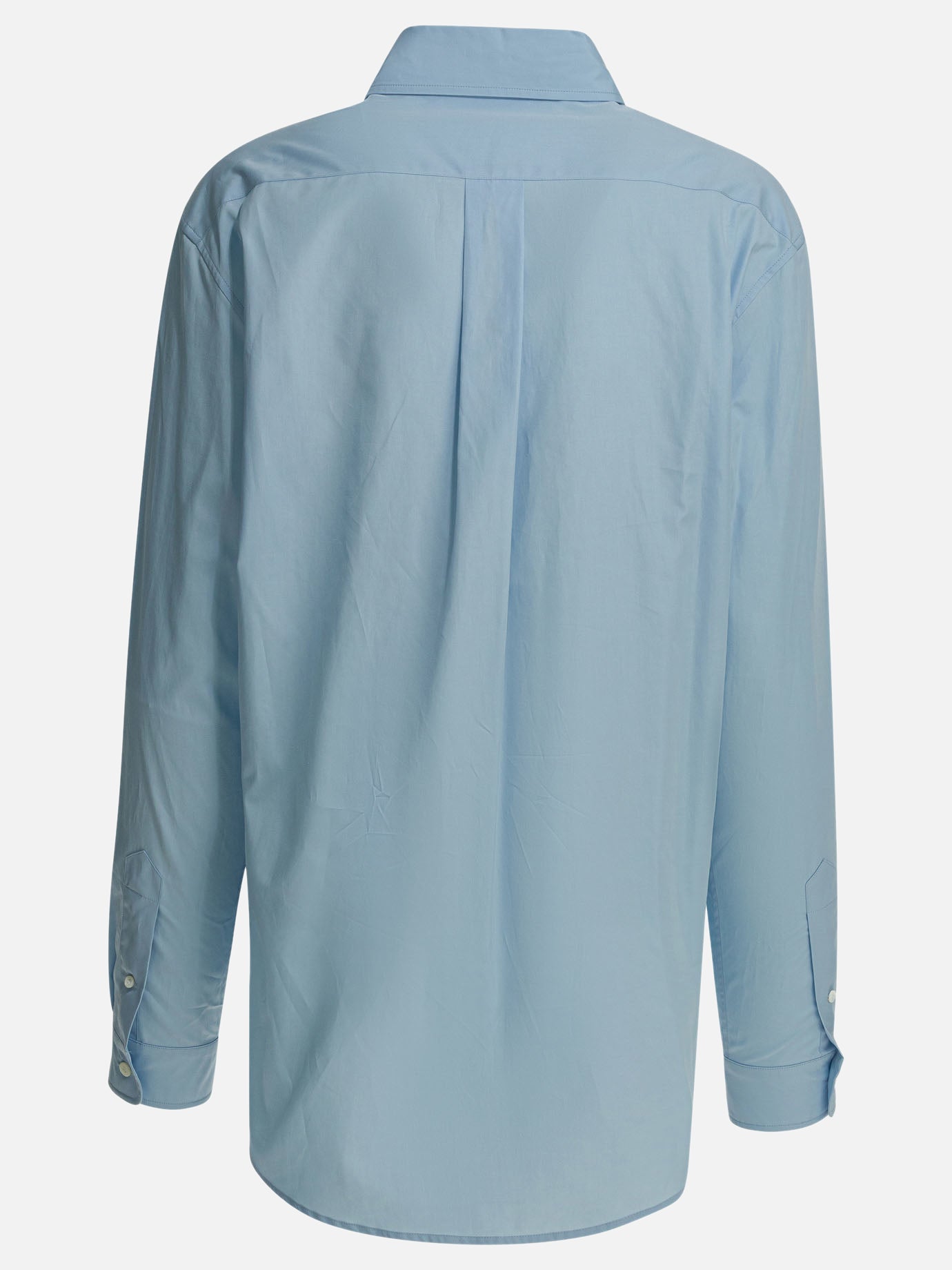 Casual shirts Logo  Light blue - Miu Miu Women | PDP | VIETTI Online Store | Zoom-Modal_2
