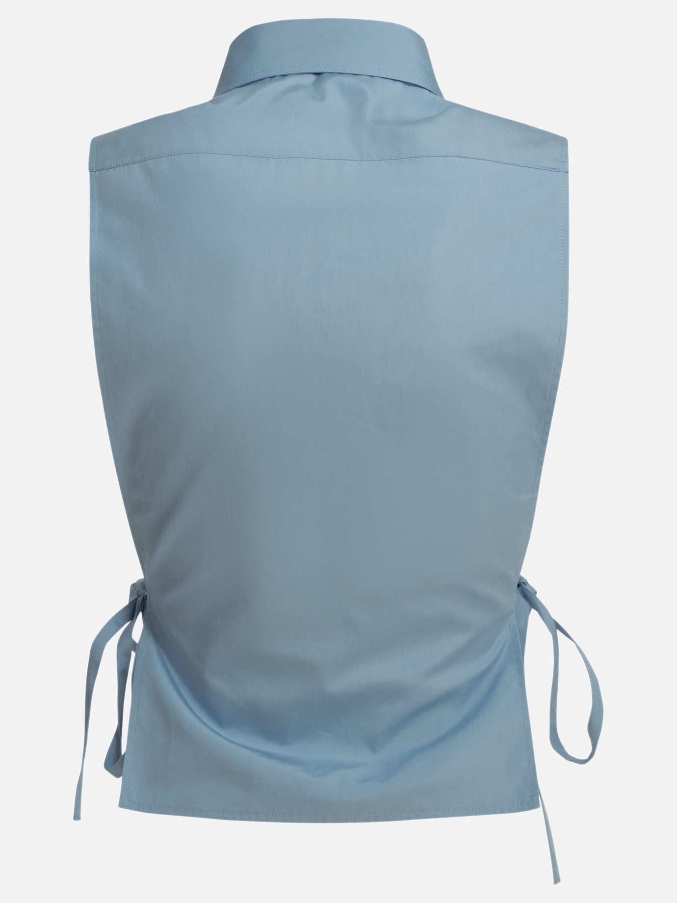 Casual shirts Logo  Light blue - Miu Miu Women | PDP | VIETTI Online Store | Zoom-Modal_2
