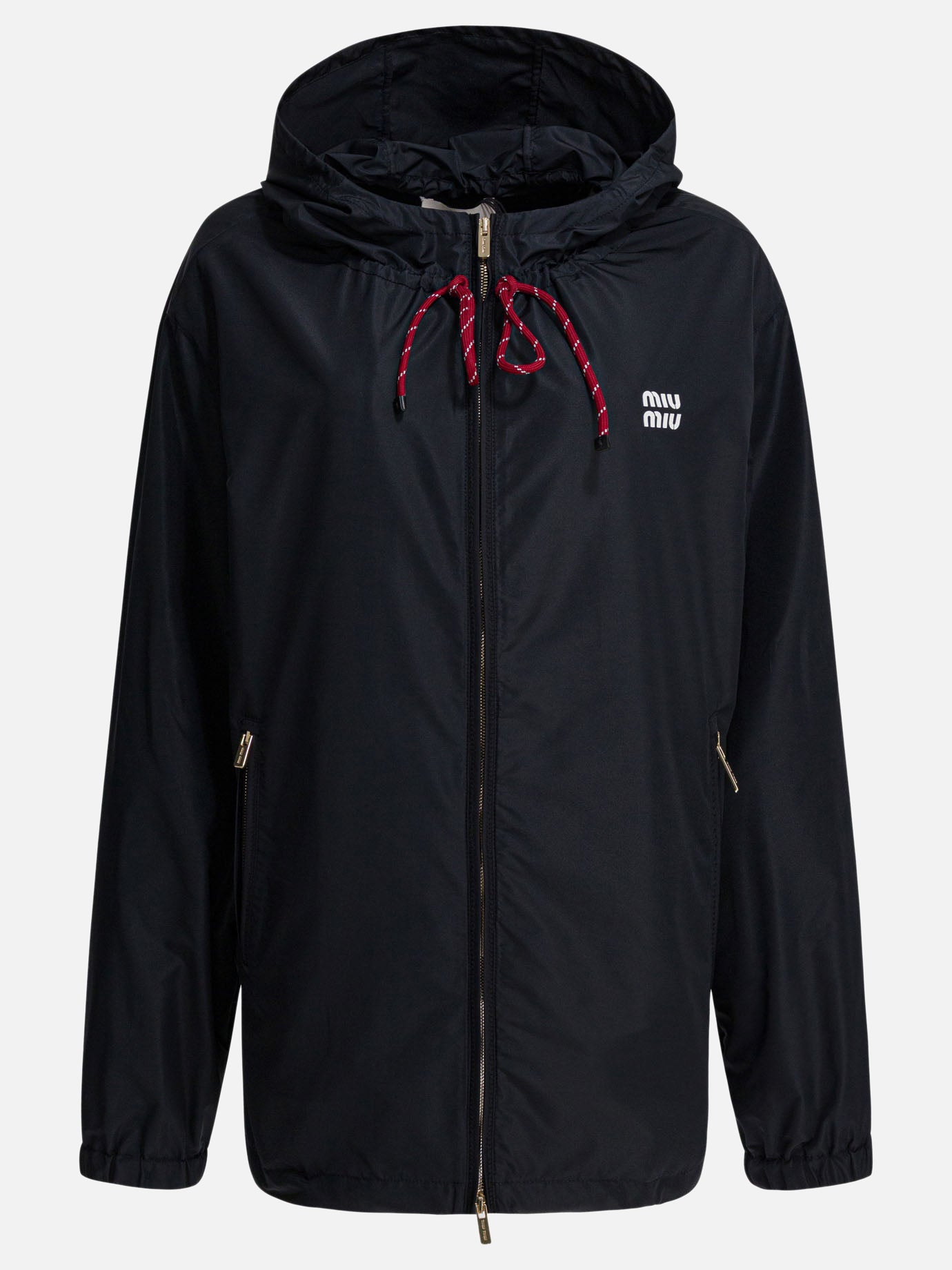 Giacche a vento Logo  Blu - Miu Miu Donna | PDP | VIETTI Online Store | Zoom-Modal
