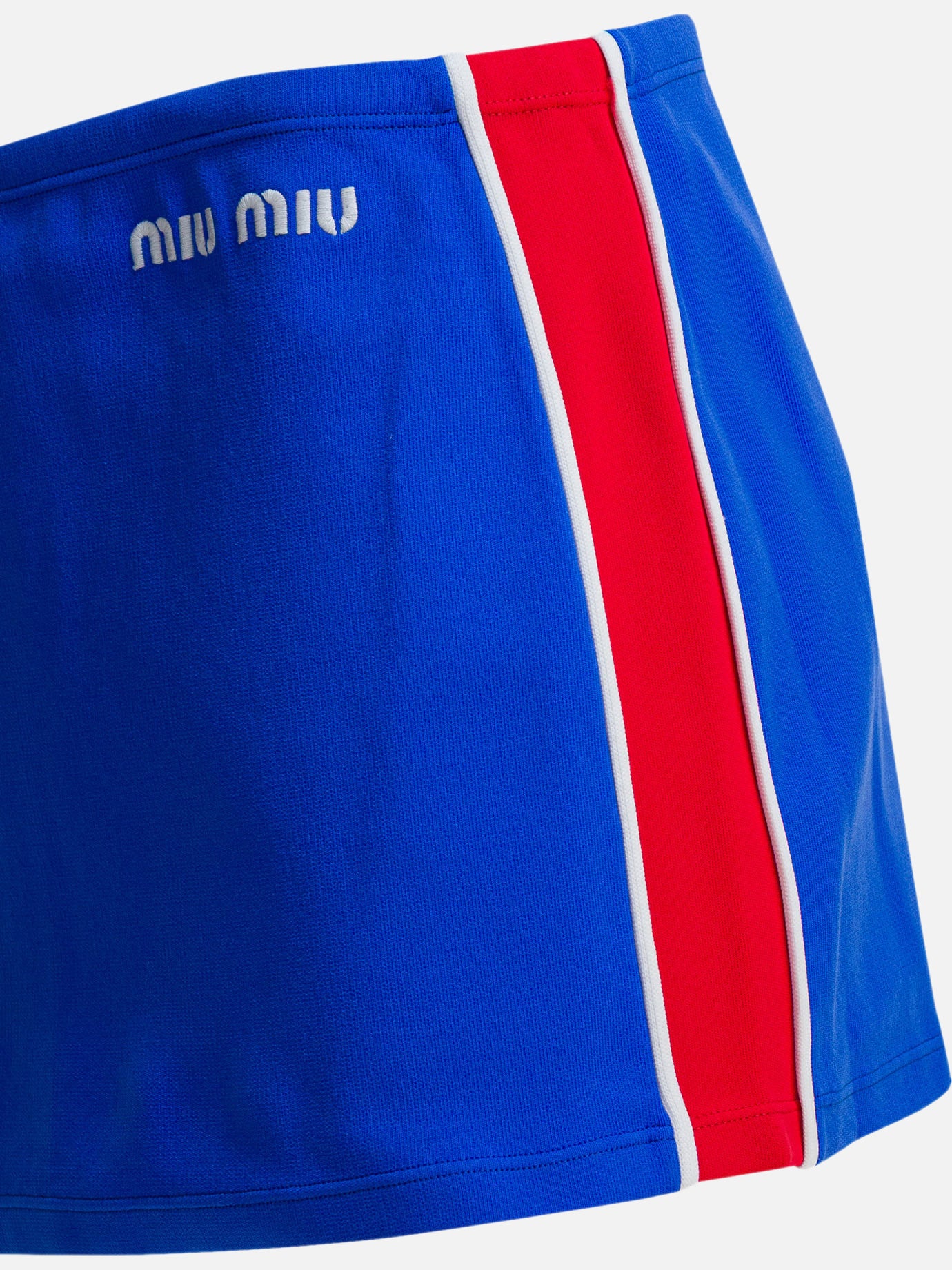 Miniskirts Logo  Blue - Miu Miu Women | PDP | VIETTI Online Store | thumbnail_5
