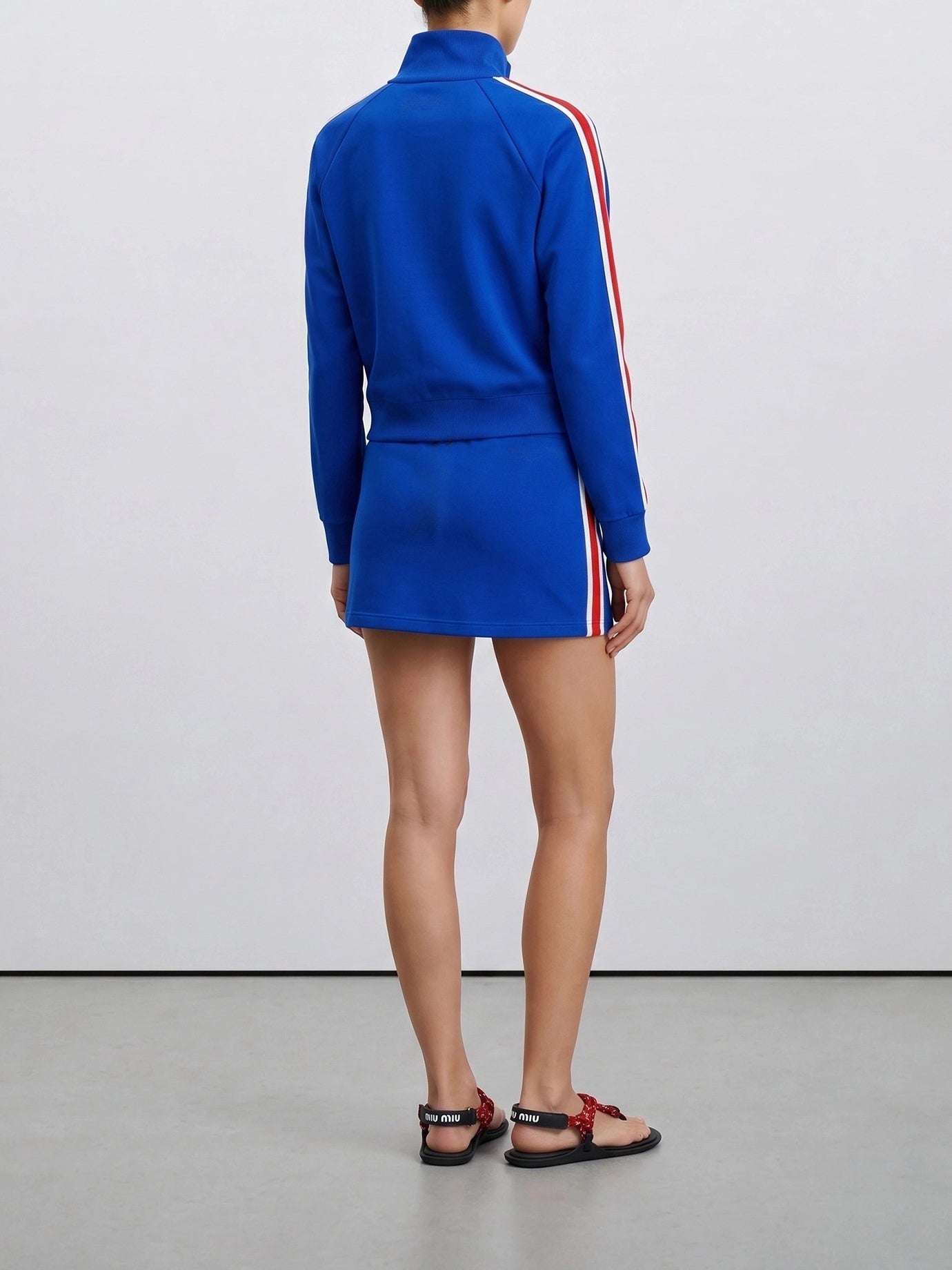 Miniskirts Logo  Blue - Miu Miu Women | PDP | VIETTI Online Store | thumbnail_3