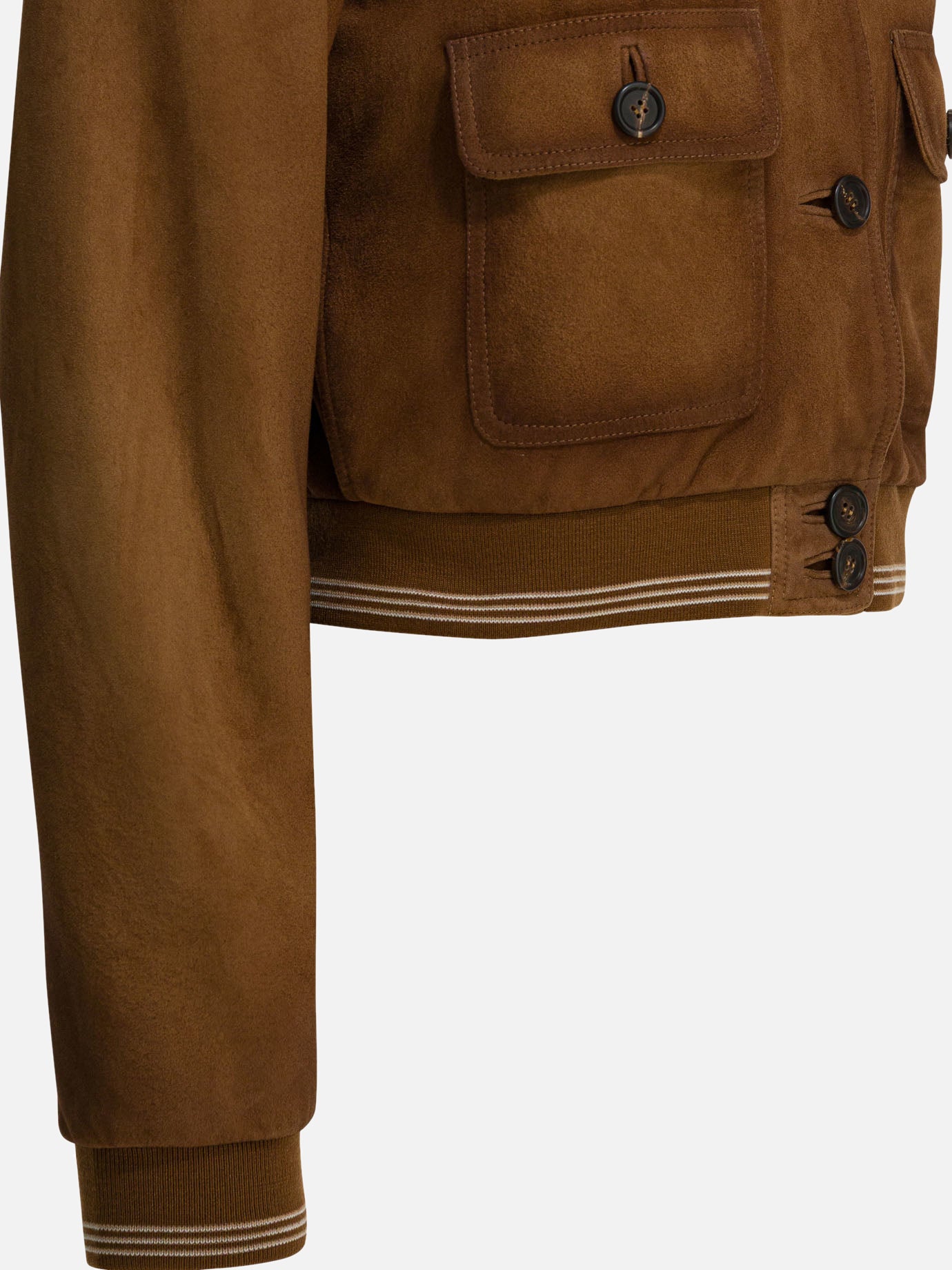 Bomber jackets Logo  Brown - Miu Miu Women | PDP | VIETTI Online Store | Zoom-Modal_3
