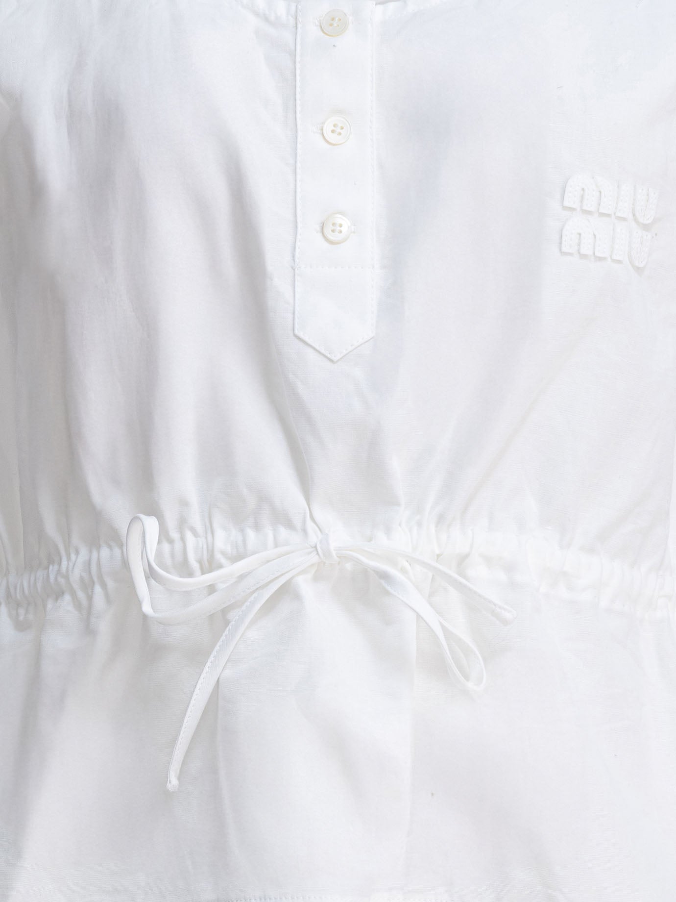 Top casual Logo  Bianco - Miu Miu Donna | PDP | VIETTI Online Store | thumbnail_3