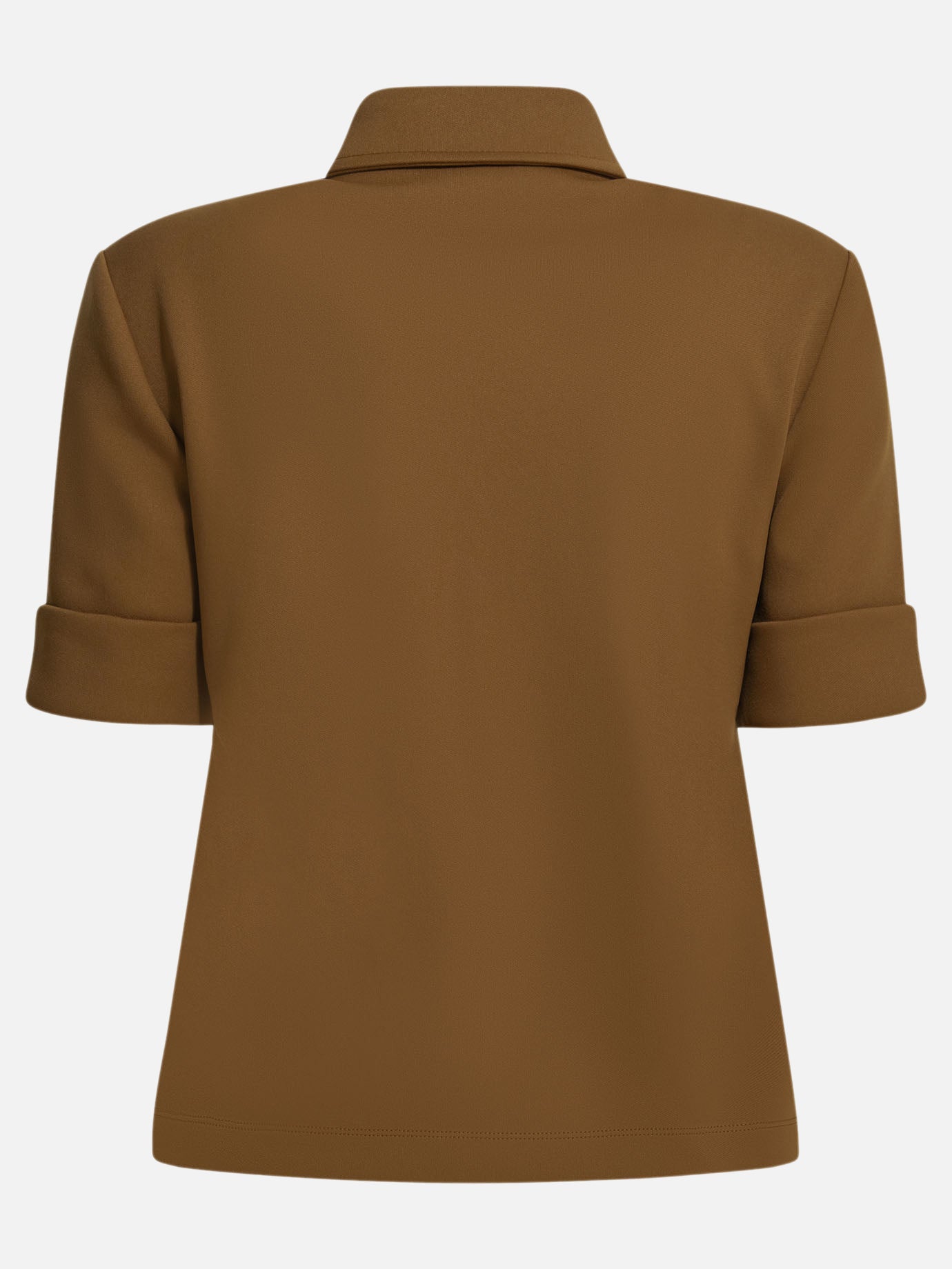 Polo shirts with buttons Logo  Brown - Miu Miu Women | PDP | VIETTI Online Store | Zoom-Modal_4
