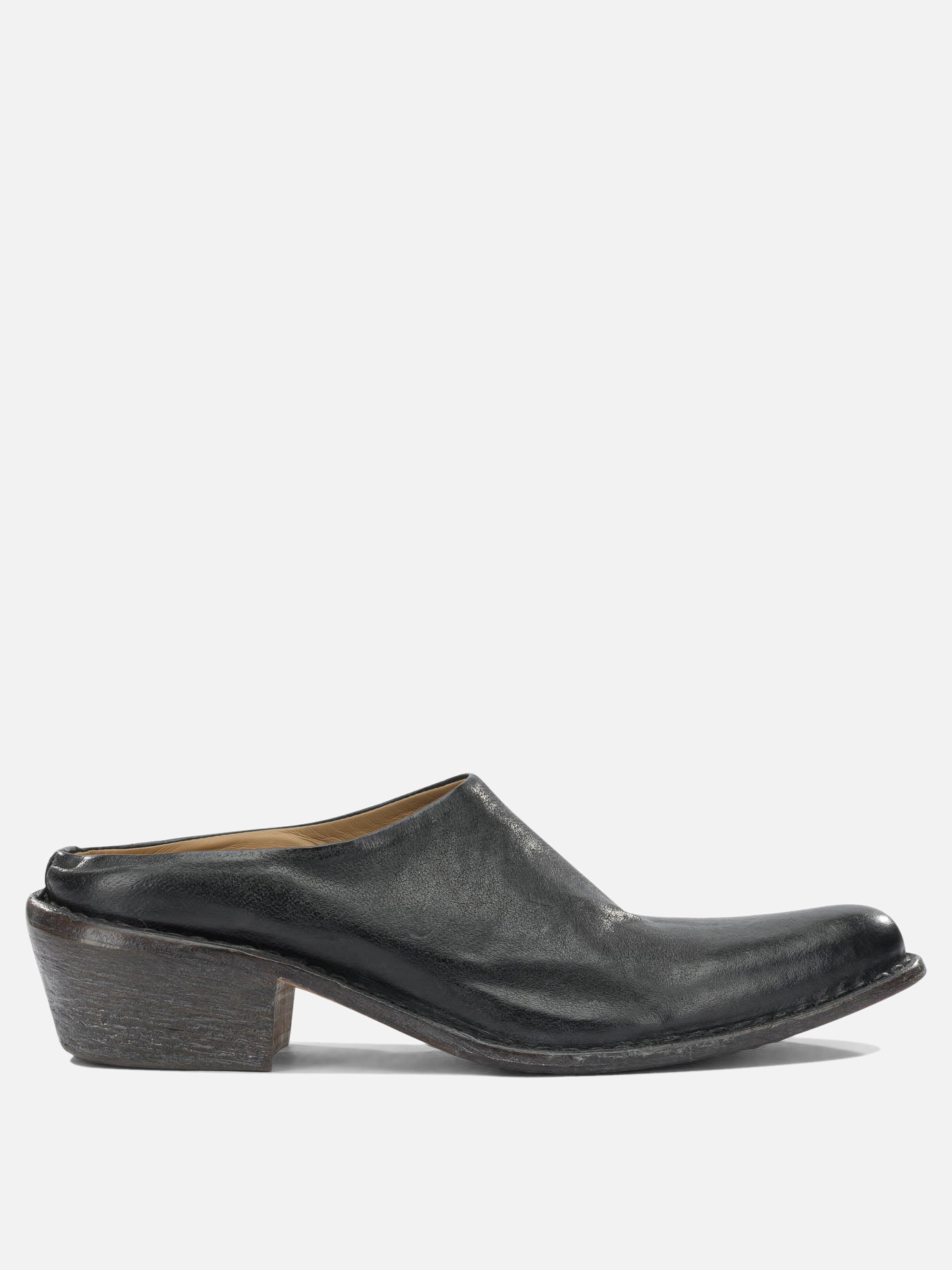 Flat sandals 100% leather  Black - Moma Women | PDP | VIETTI Online Store | Zoom-Modal
