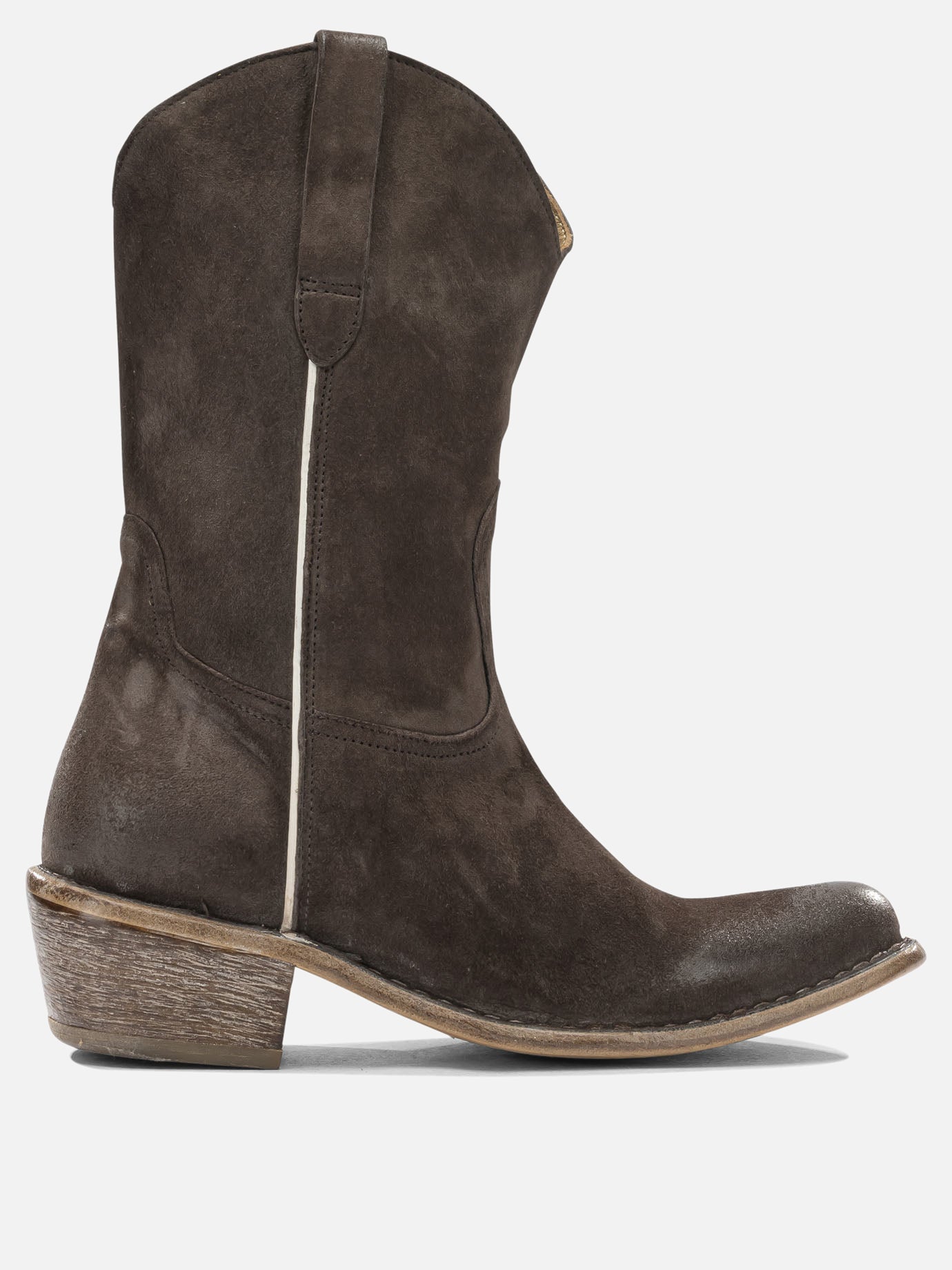 Cowboy 100 % calf leather - 70% calf leather 30% rubber  Brown - Moma Women | PDP | VIETTI Online Store | Zoom-Modal
