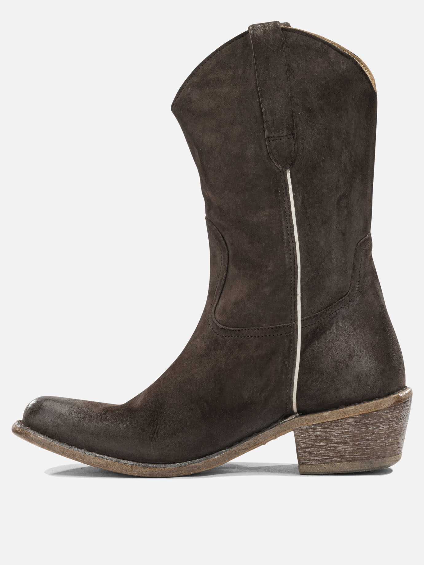 Cowboy 100 % calf leather - 70% calf leather 30% rubber  Brown - Moma Women | PDP | VIETTI Online Store | Zoom-Modal_3
