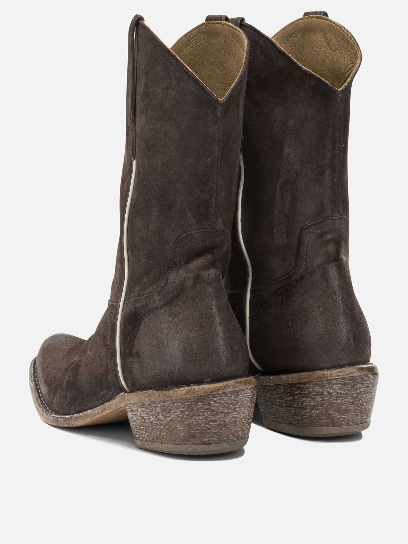 Cowboy 100 % calf leather - 70% calf leather 30% rubber  Brown - Moma Women | PDP | VIETTI Online Store | Zoom-Modal_4
