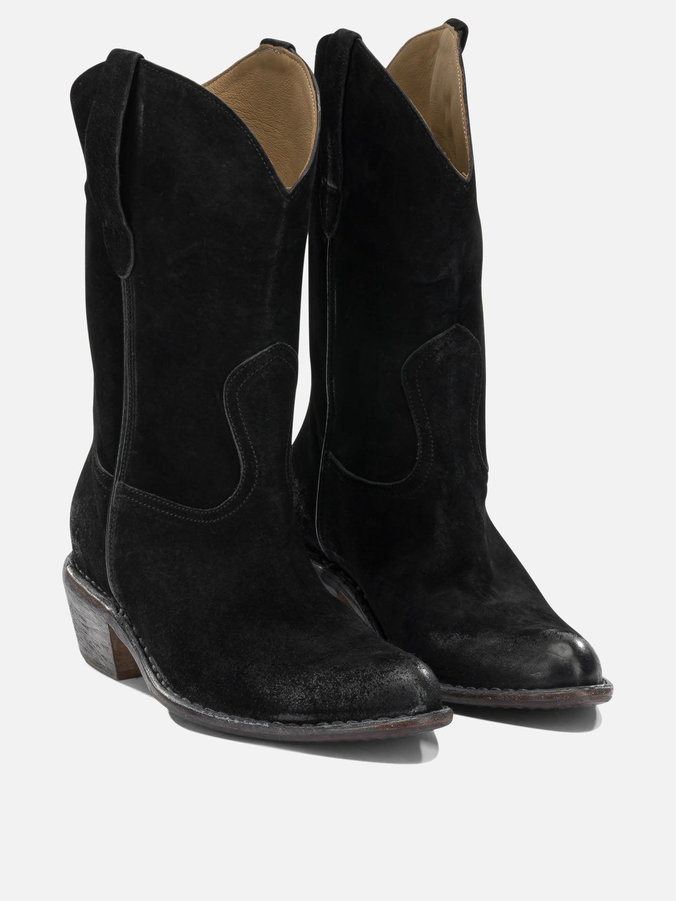 Cowboy 100 % calf leather - 70% calf leather 30% rubber  Black - Moma Women | PDP | VIETTI Online Store | Zoom-Modal_2

