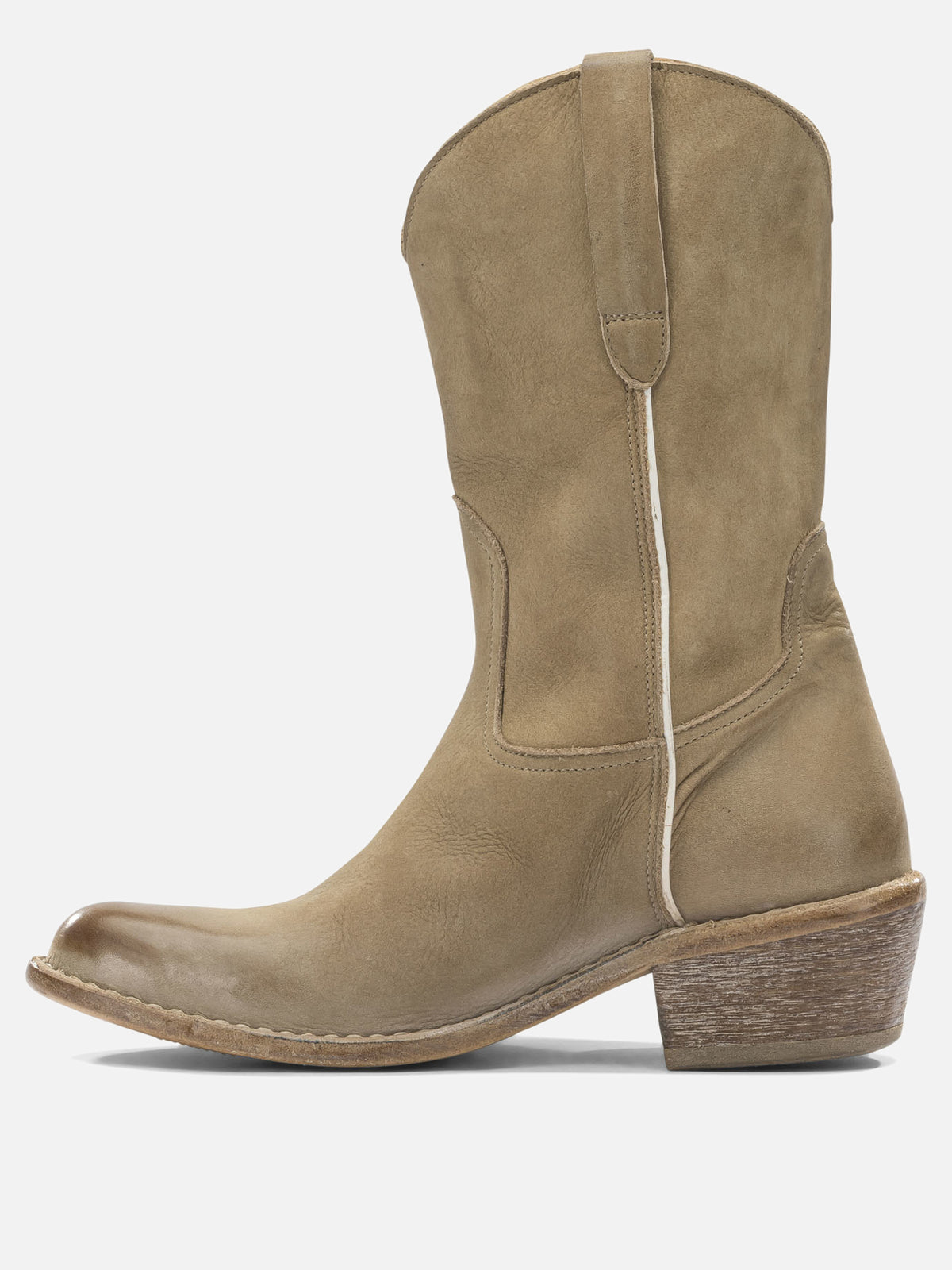 Moma "Dallas" cowboy boots Beige - VIETTI