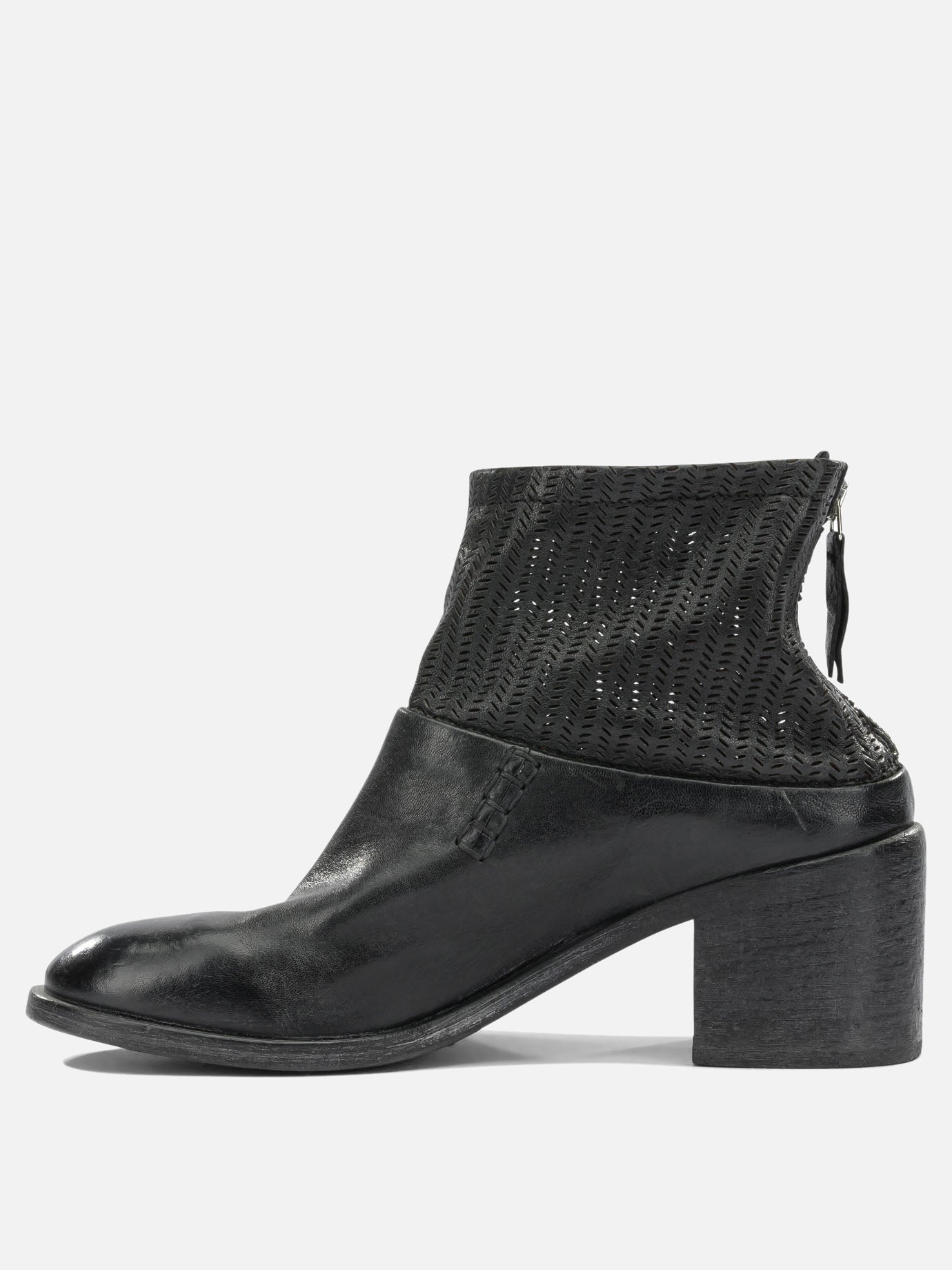 Zipped boots 100% leather  Black - Moma Women | PDP | VIETTI Online Store | Zoom-Modal_3
