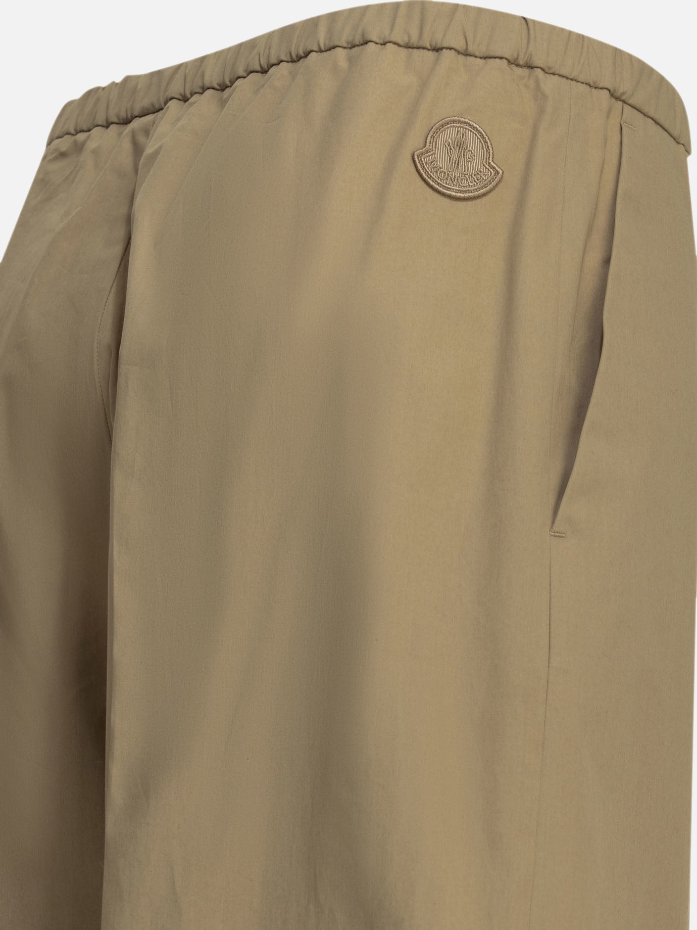 Leisure trousers Solid colour  Beige - Moncler Women | PDP | VIETTI Online Store | thumbnail_4