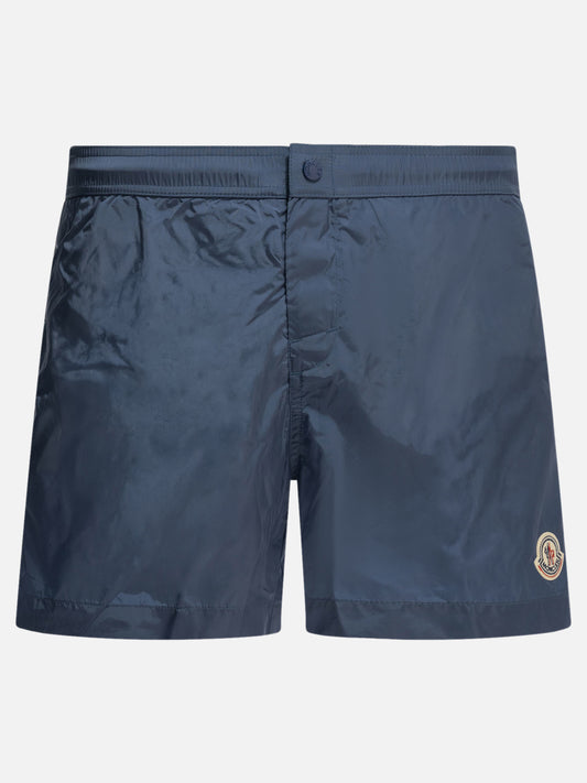 Swim shorts Logo  Blue - Moncler Men | PDP | VIETTI Online Store 
