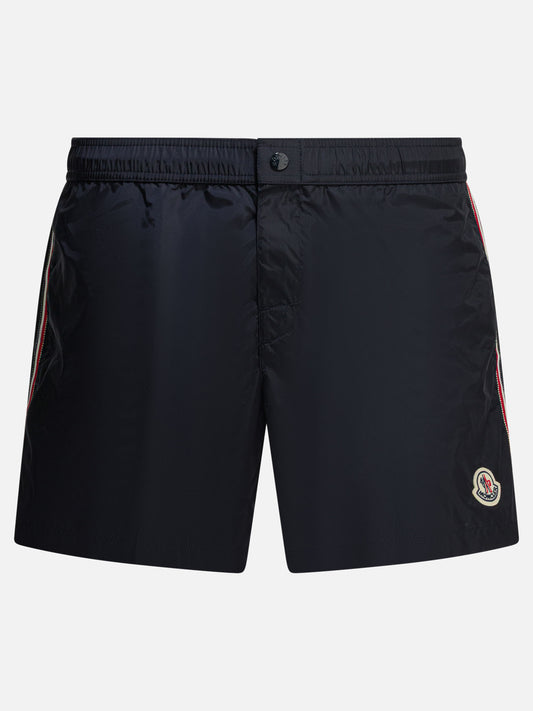 Short da mare Logo  Blu - Moncler Uomo | PLP | VIETTI Online Store 
