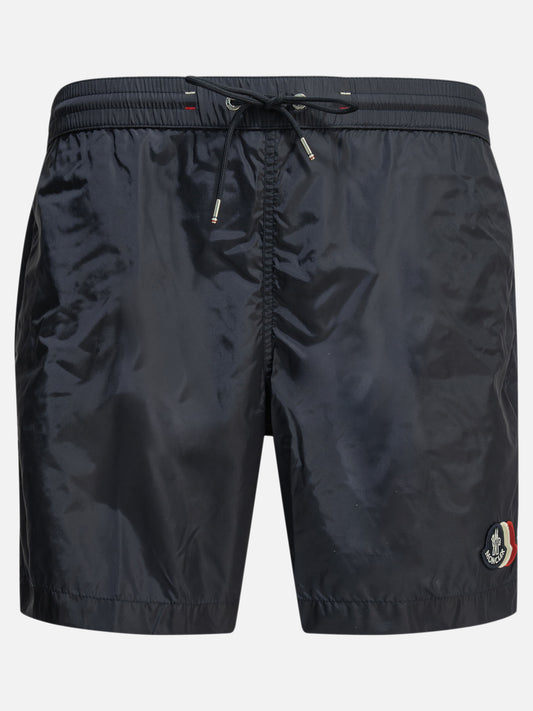 Swim shorts Logo  Blue - Moncler Men | PLP | VIETTI Online Store 
