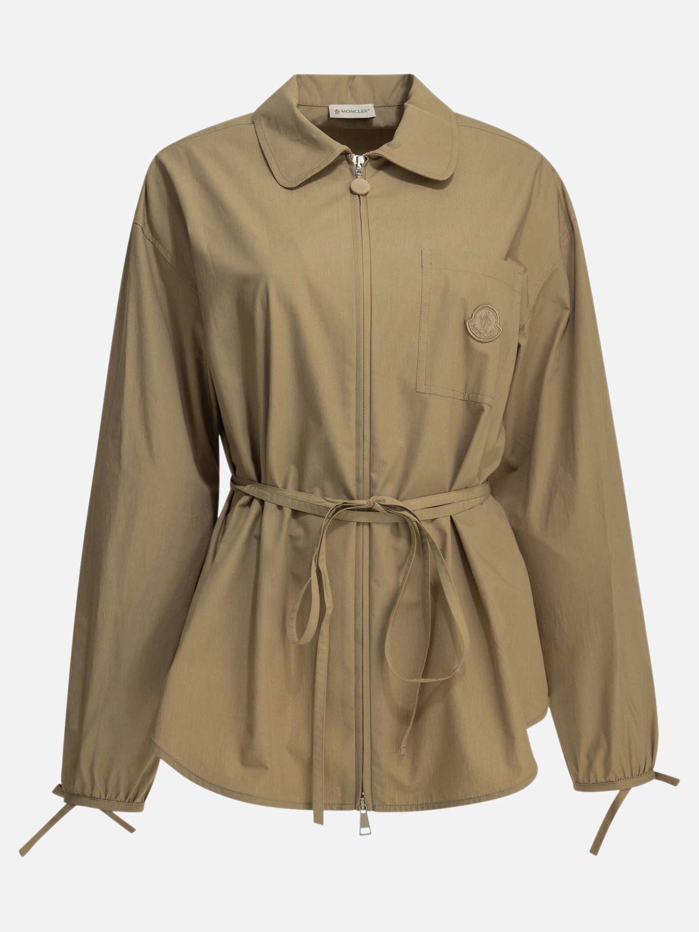 Camicie casual Logo  Beige - Moncler Donna | PDP | VIETTI Online Store | Zoom-Modal
