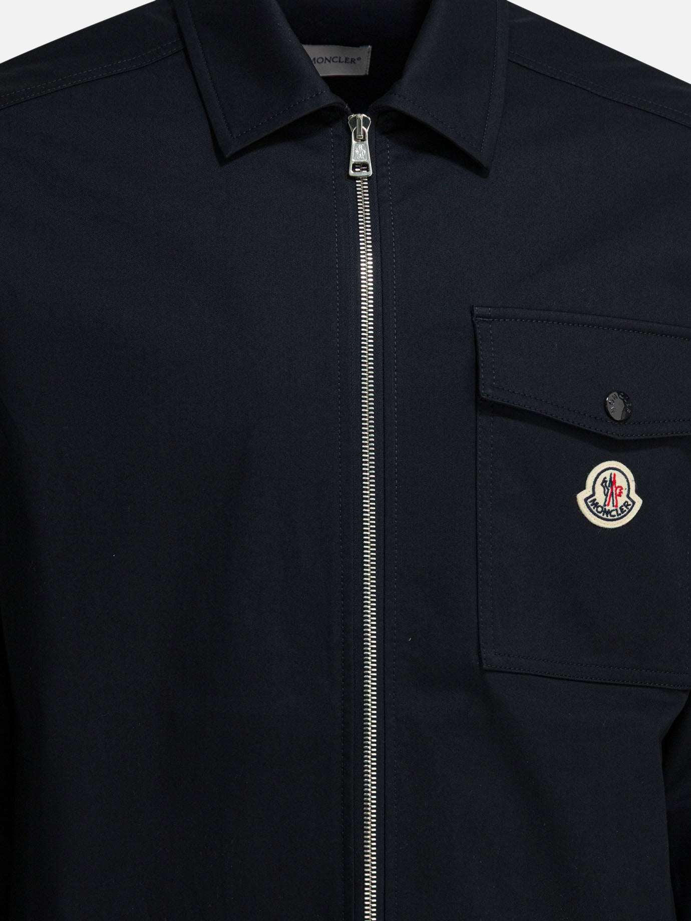 Giacche overshirt Logo  Blu - Moncler Uomo | PDP | VIETTI Online Store | Zoom-Modal_3
