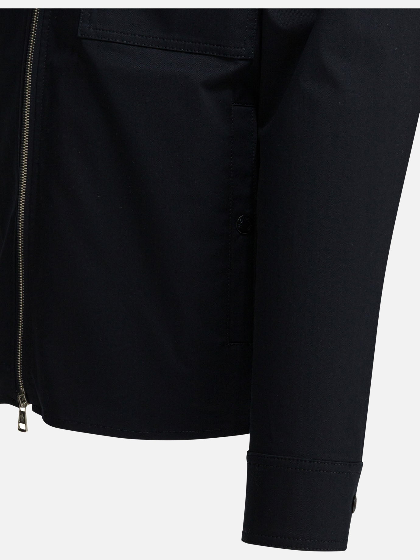 Giacche overshirt Logo  Blu - Moncler Uomo | PDP | VIETTI Online Store | thumbnail_4