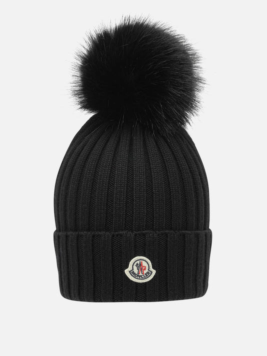 Berretti 100% virgin wool  Nero - Moncler Donna | PDP | VIETTI Online Store 
