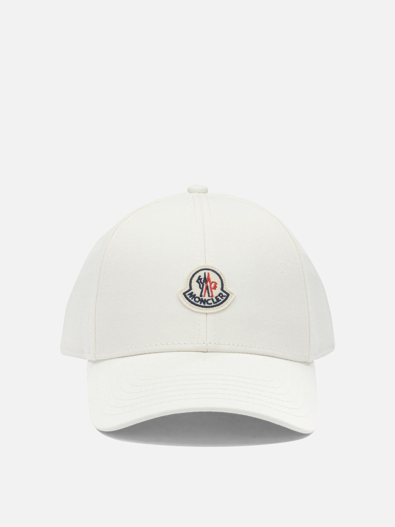 Baseball caps 100% cotton  White - Moncler Men | PDP | VIETTI Online Store | thumbnail