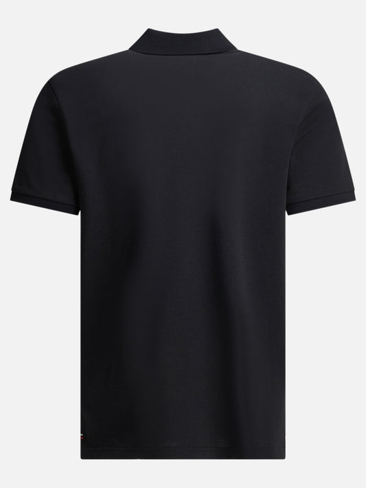 Polo con bottoni Logo  Blu - Moncler Uomo | VIETTI Online Store | 2
