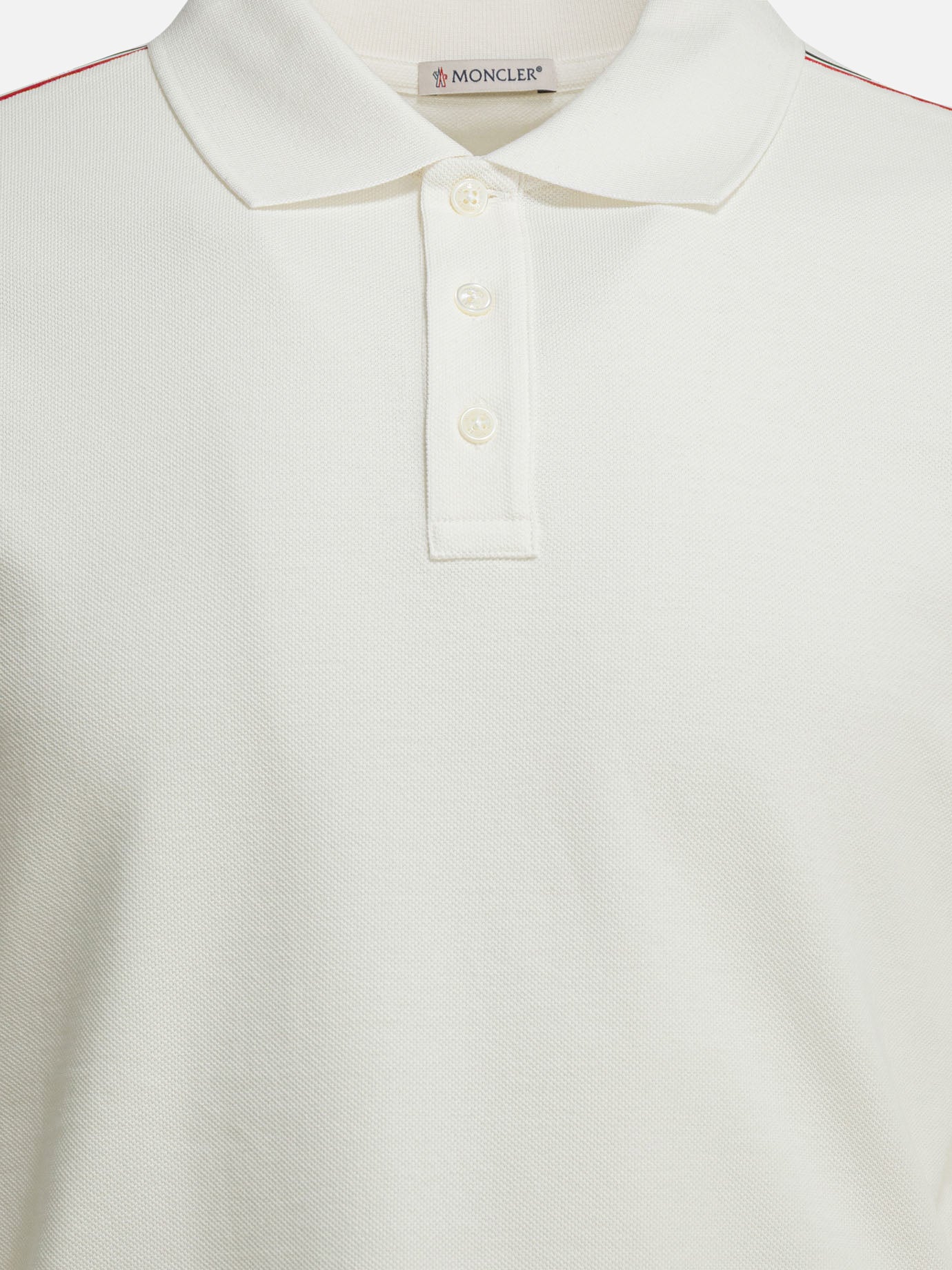 Polo shirts with buttons Logo  White - Moncler Men | PDP | VIETTI Online Store | Zoom-Modal_5
