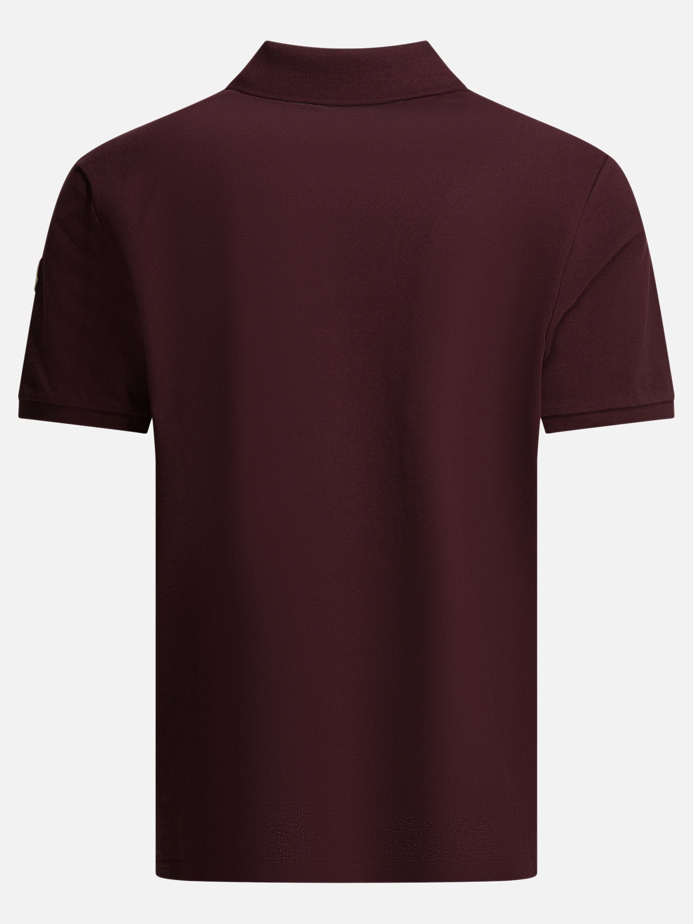 Polo con bottoni Logo  Bordeaux - Moncler Uomo | PDP | VIETTI Online Store | thumbnail_2