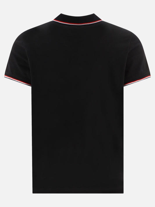 Polo shirts with buttons Logo  Black - Moncler Men | PLP | VIETTI Online Store | 2
