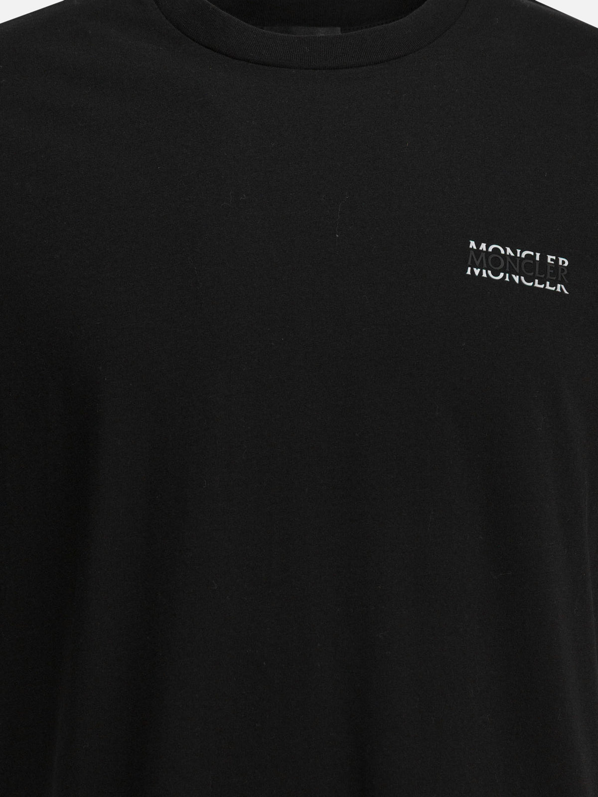 Moncler Crew-neck T-shirt with logo Black - VIETTI
